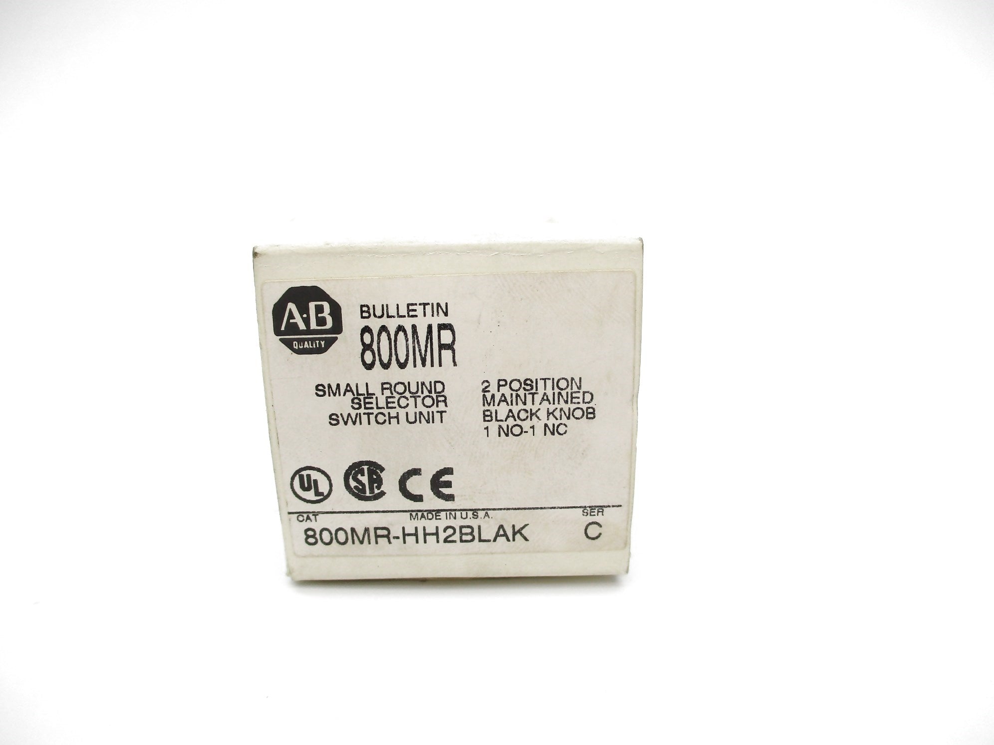 INDUSTRIAL SPARE PART 800MR-HH2BLAK SER. C (AS PICTURED)  (WH) NSMP