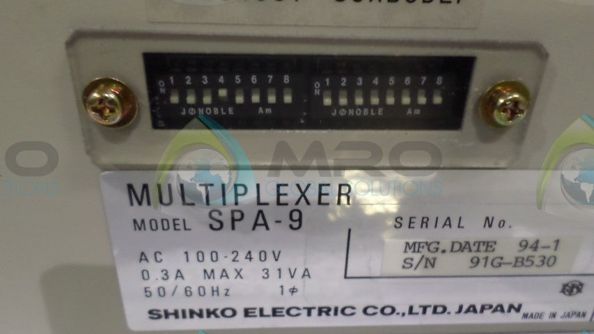 SHINKO ELECTRIC SPA-9 MULTIPLEXER *NEW NO BOX*