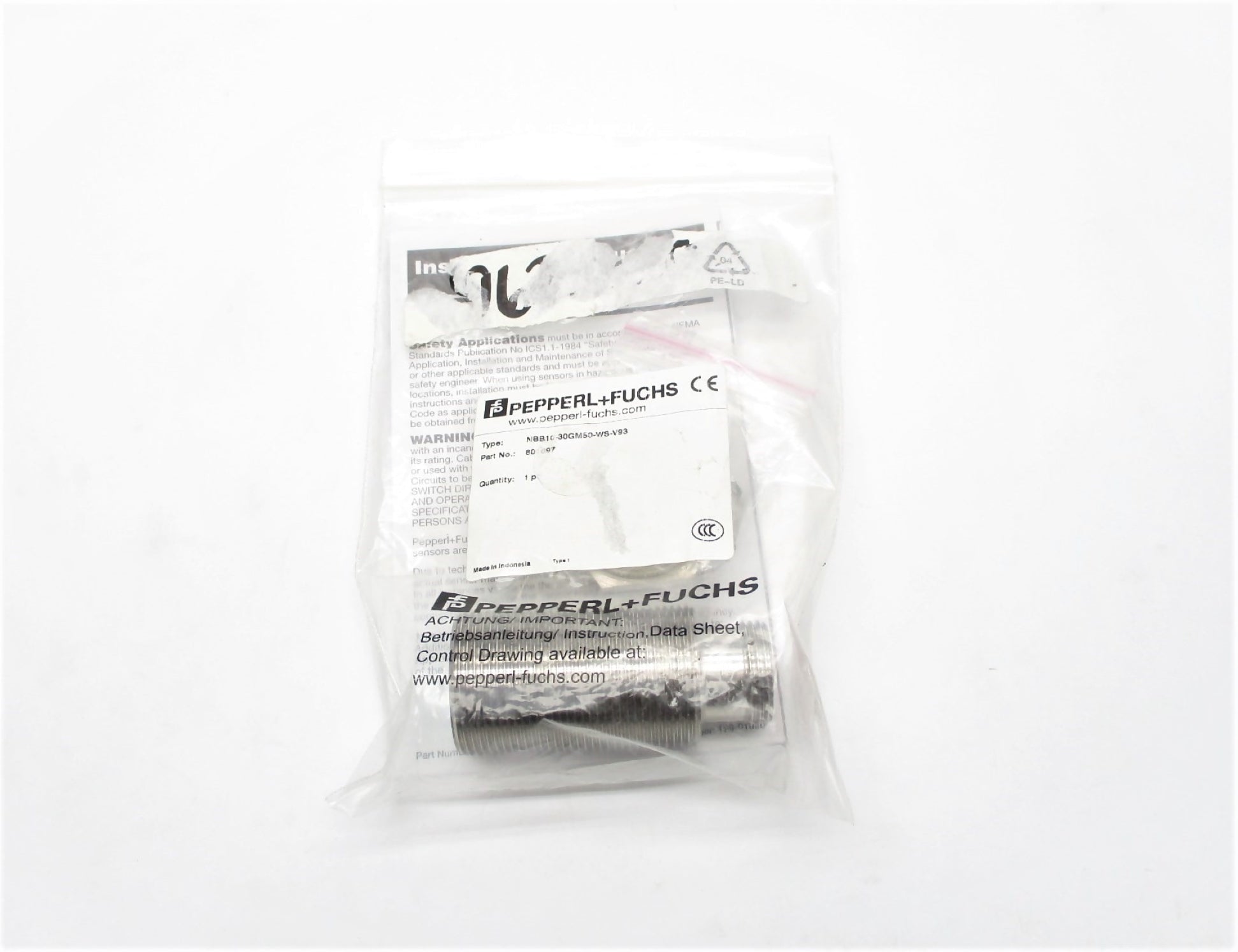 PEPPERL+FUCHS NBB10-30GM50-WS-V93 NSMP