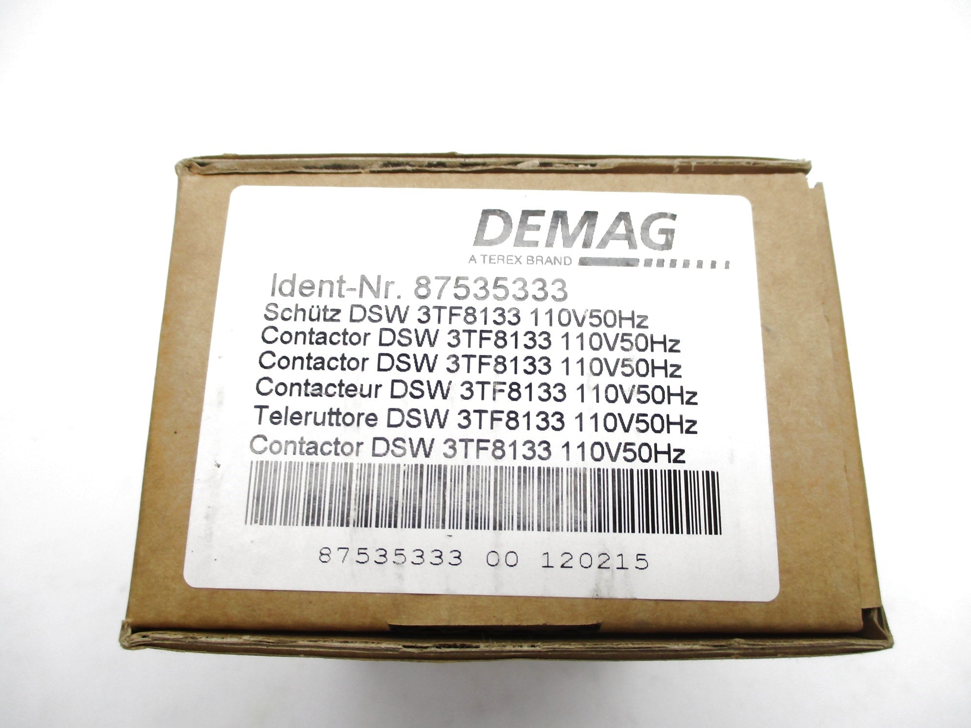 DEMAG 87535333 110V NSFS