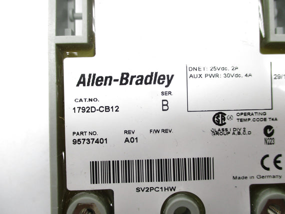 ALLEN BRADLEY 1792D-CB12 SER. B NSNP