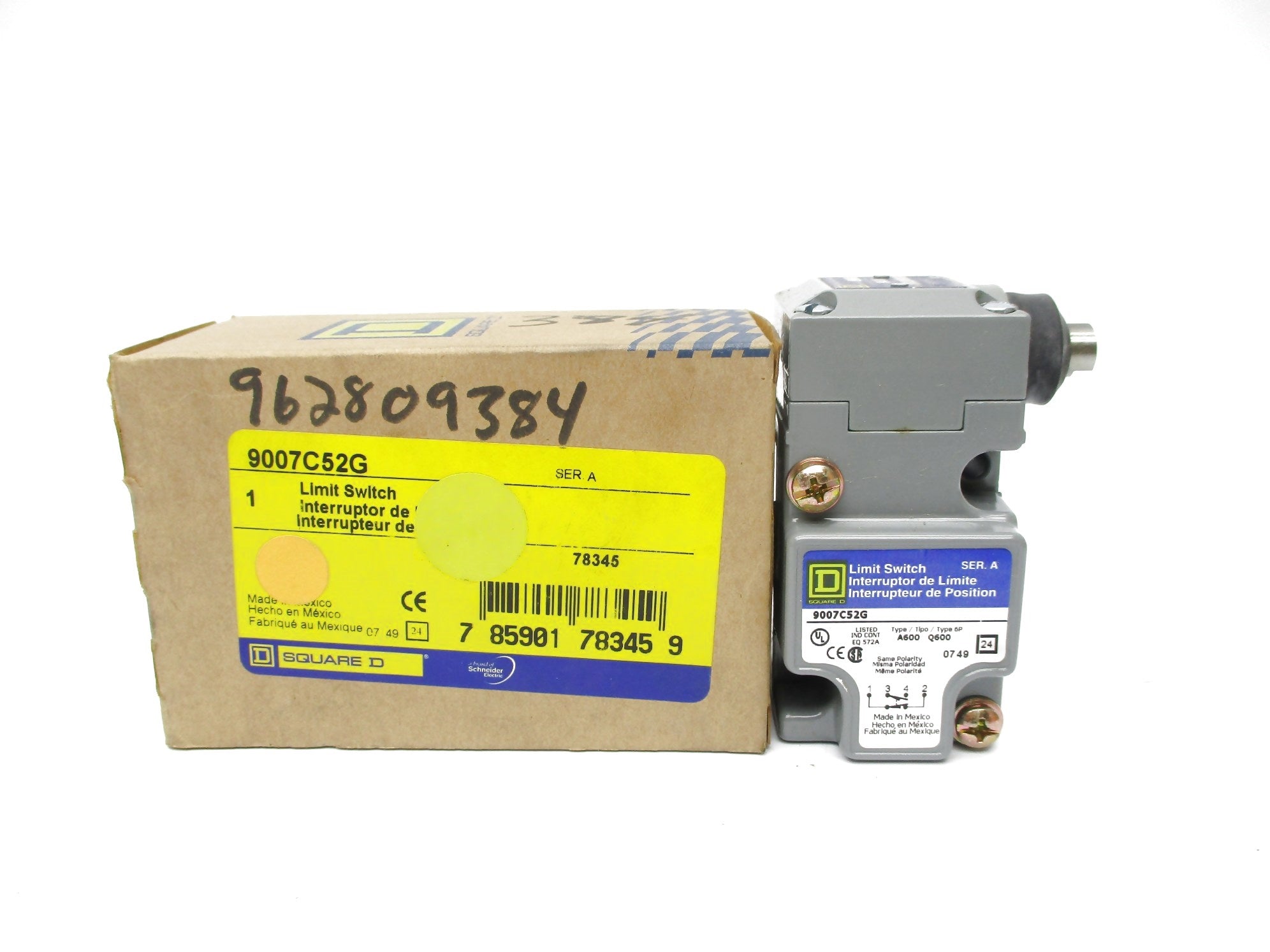 SQUARE D 9007C52G SER. A NSMP