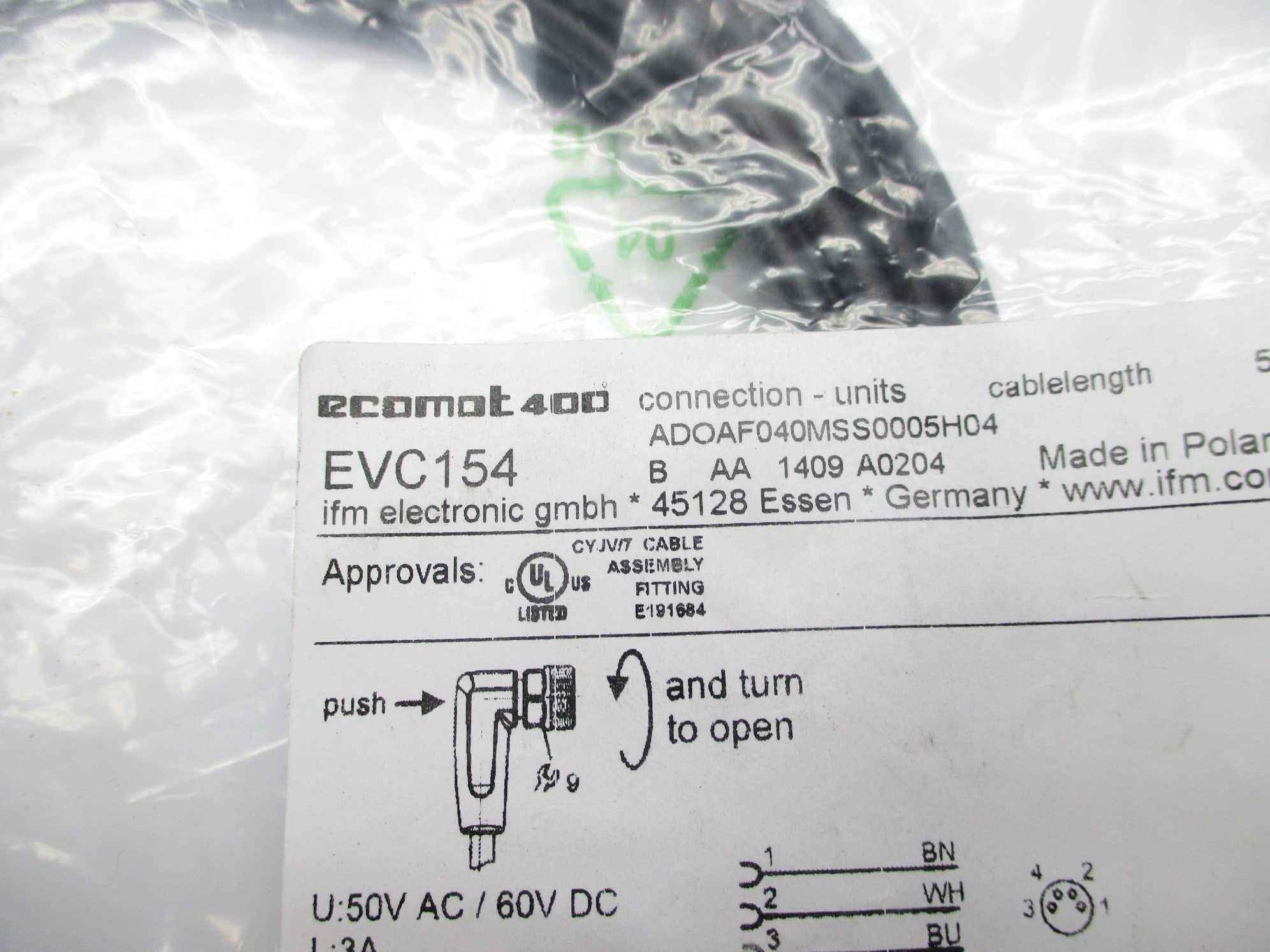IFM EFECTOR EVC154 NSMP