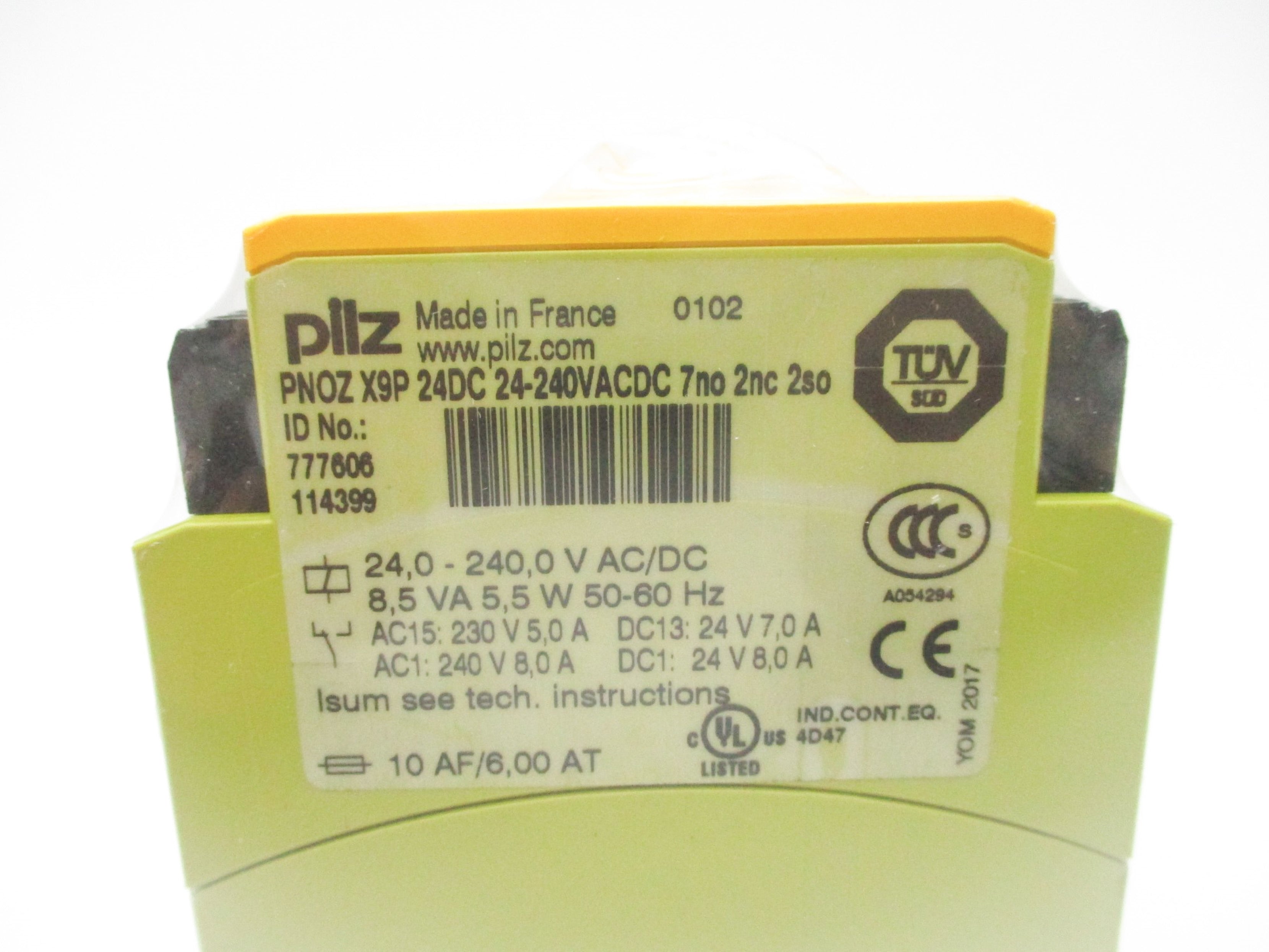 PILZ PNOZX9P24DC24-240VACDC7NO2NC2SO 24V NSMP