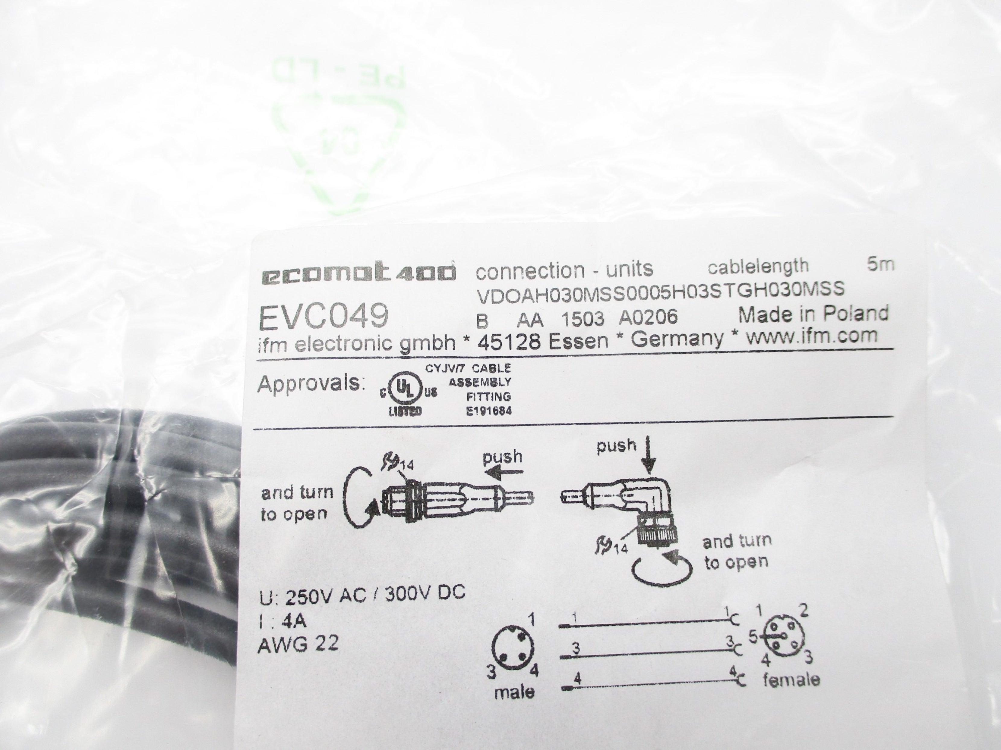 IFM EFECTOR EVC049 NSMP