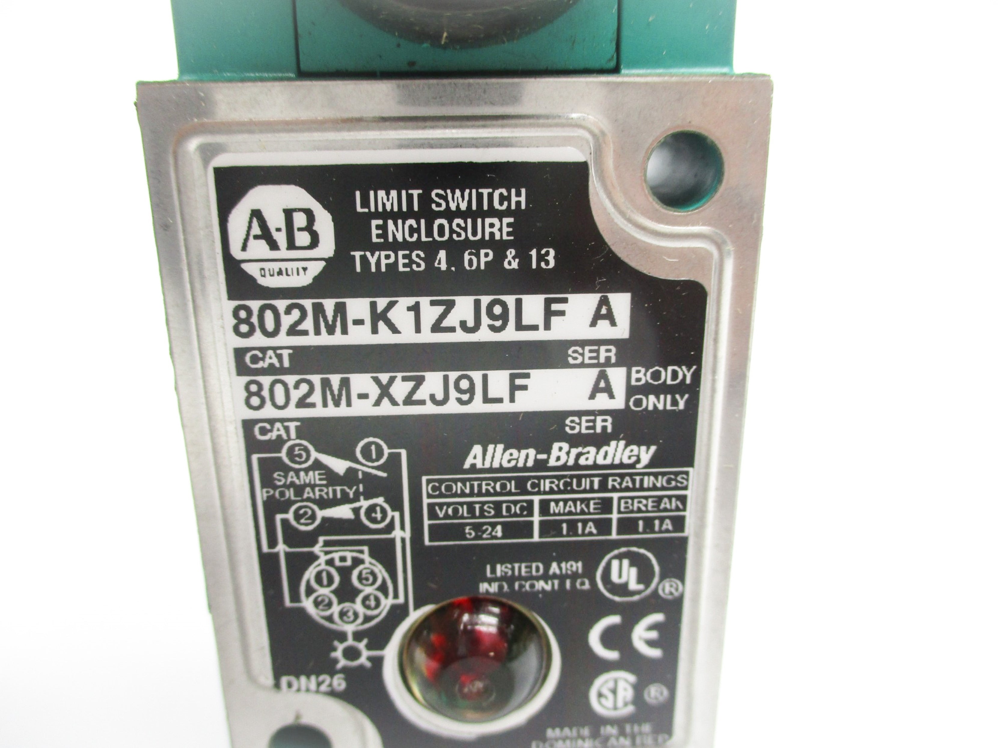 INDUSTRIAL SPARE PART 802M-K1ZJ9LF SER. A NSNP