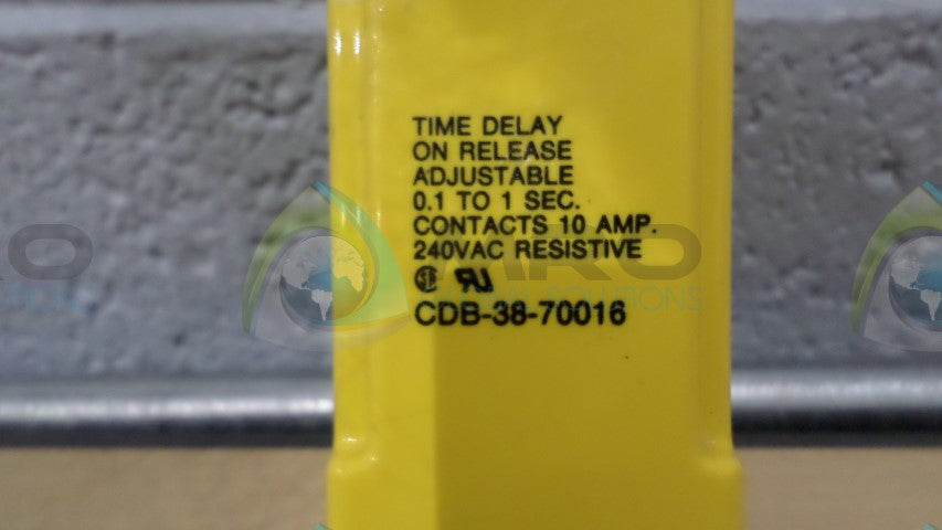 POTTER & BRUMFIELD CDB-38-70016 RELAY *USED*