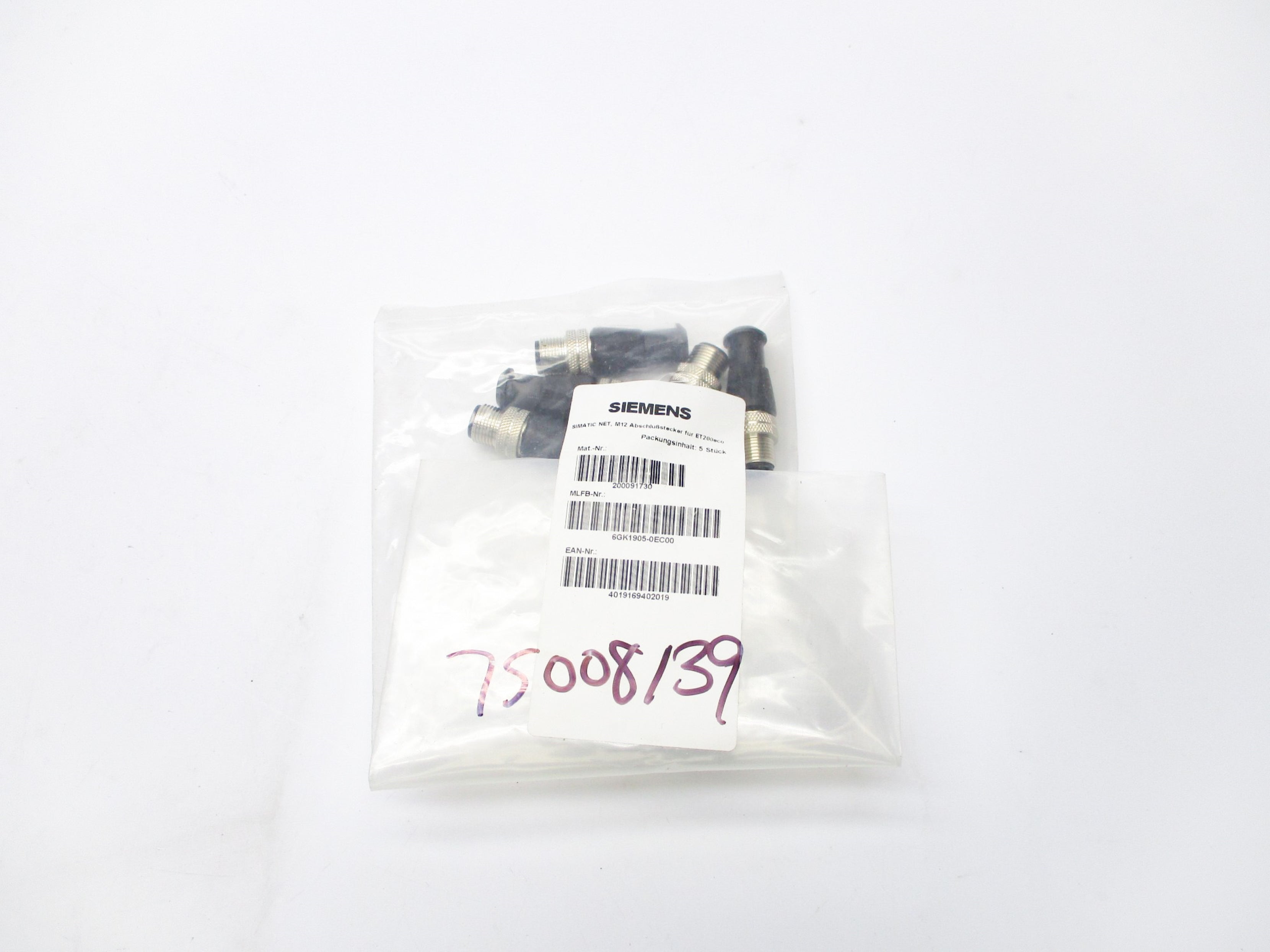 SIEMENS 6GK1905-0EC00 (PKG OF 5) NSMP