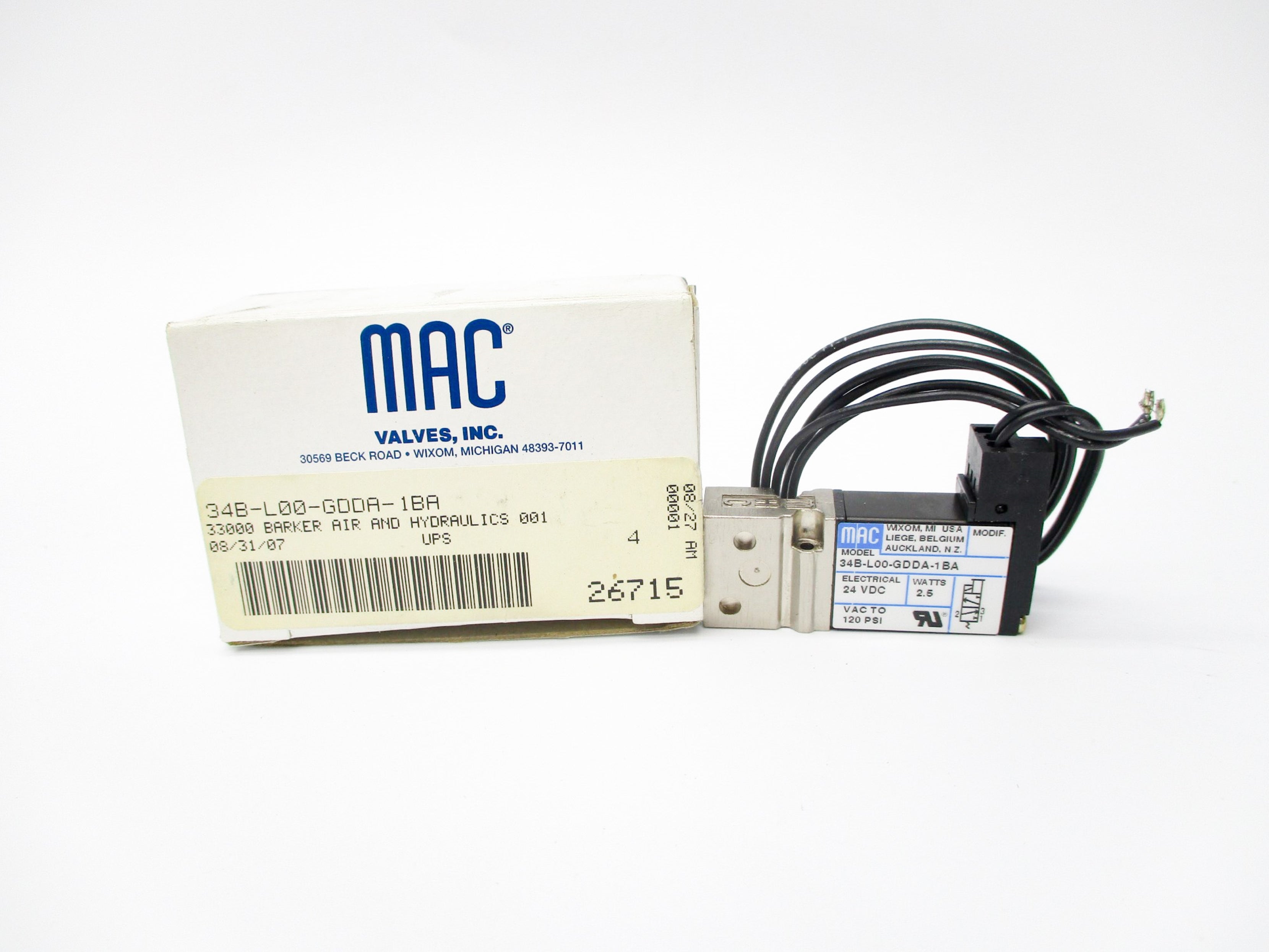 MAC 34B-L00-GDDA-1BA 24V NSMP