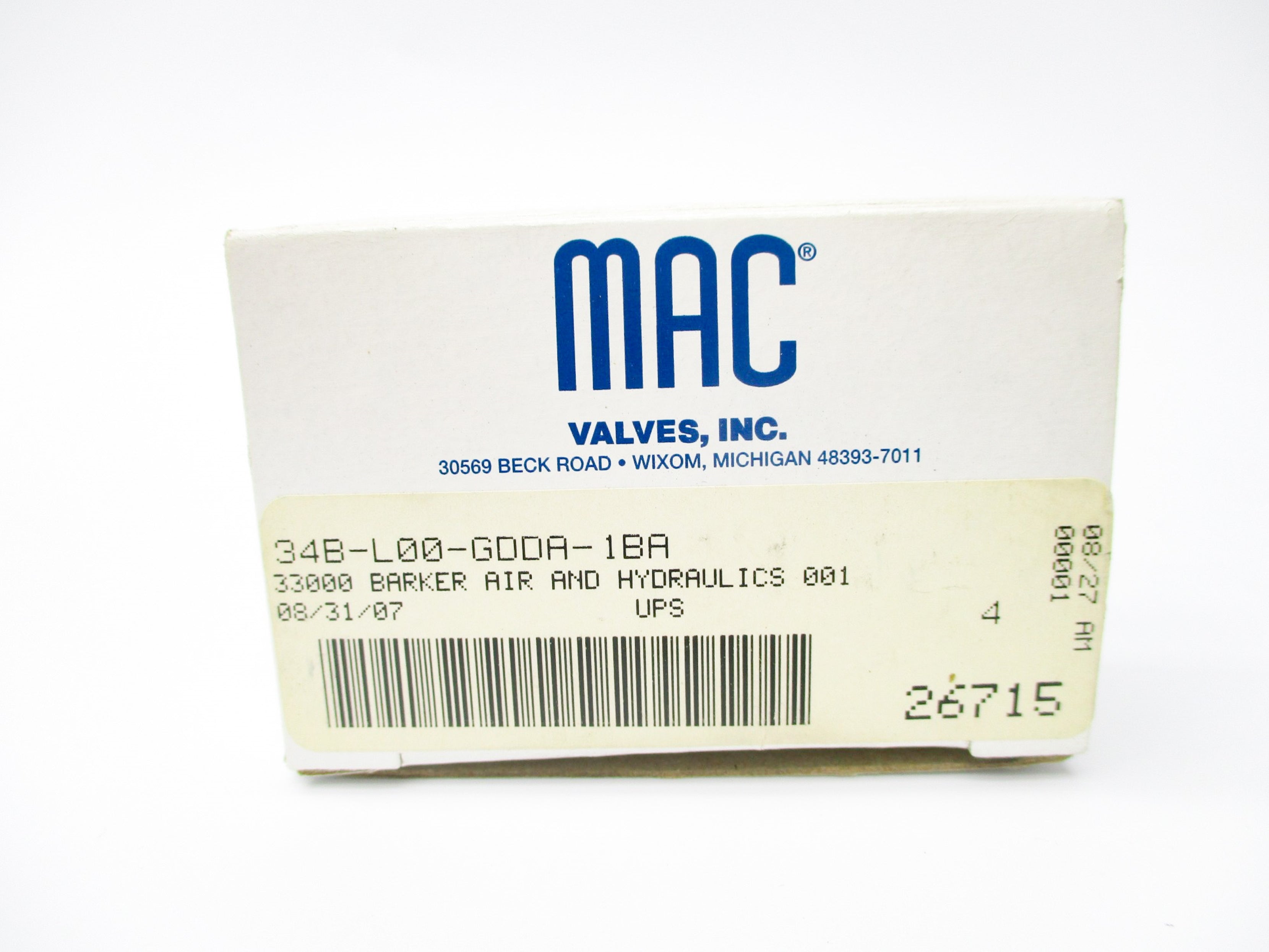 MAC 34B-L00-GDDA-1BA 24V NSMP