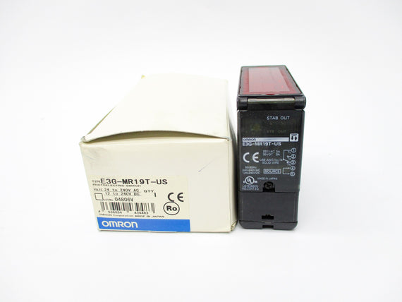 OMRON E3G-MR19T-US 12-240VDC 3A NSMP