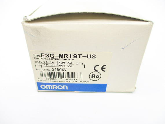 OMRON E3G-MR19T-US 12-240VDC 3A NSMP