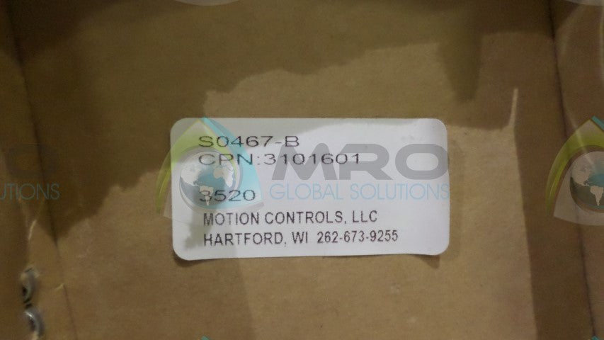 MOTION CONTROLS S0467-B SIR CYLINDER *FACTORY SEALED*