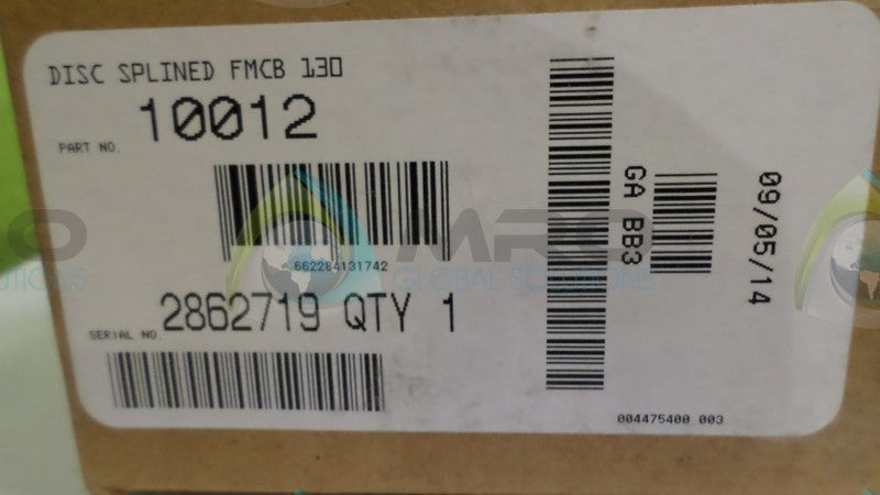 NEXEN 10012 DISK SPLINDED * FACTORY SEALED *