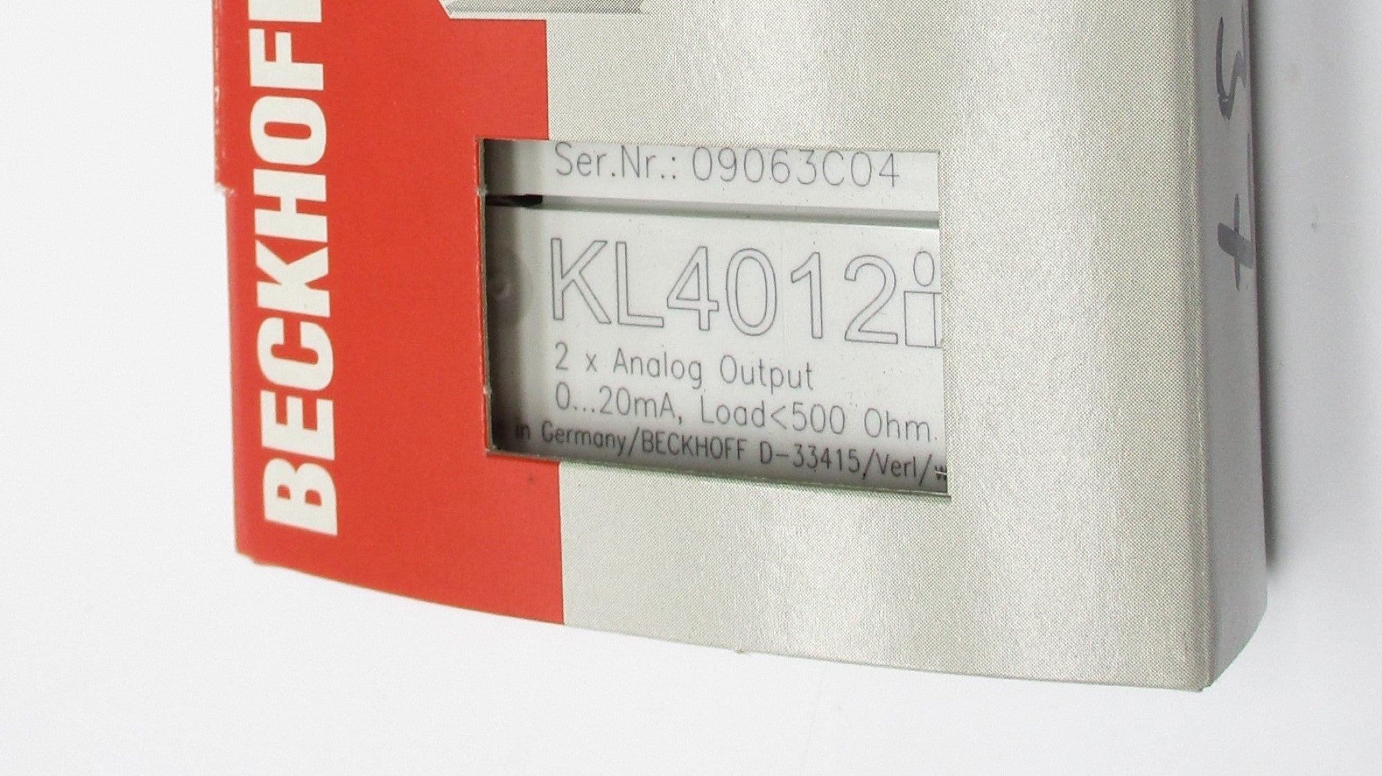 BECKHOFF KL4012 NSMP