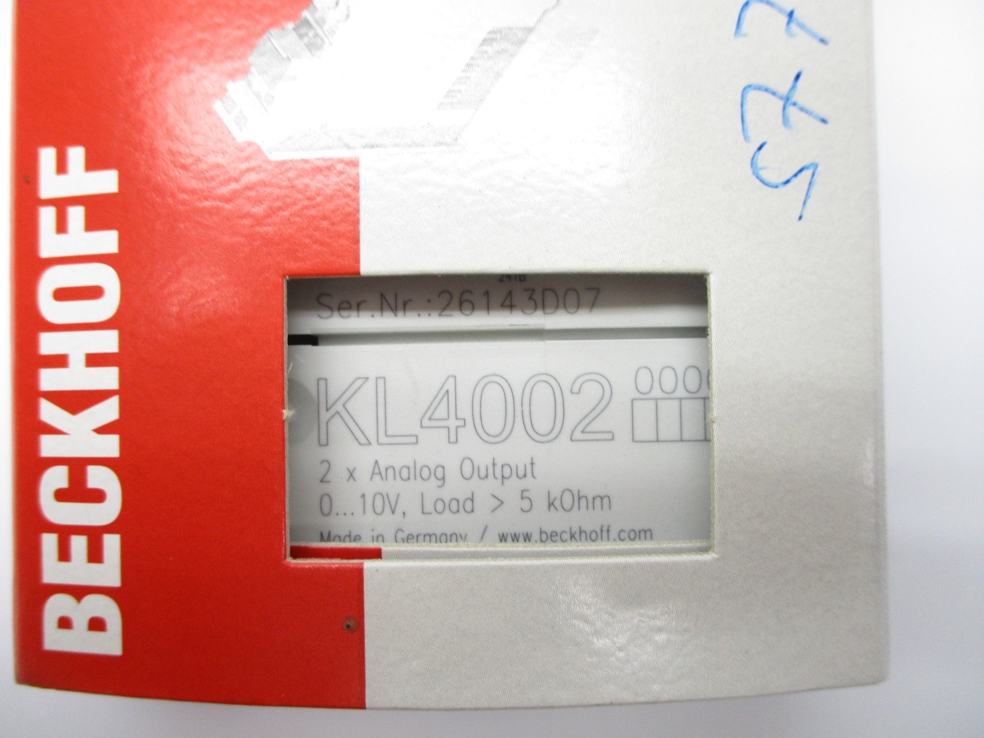 BECKHOFF KL4002 NSMP