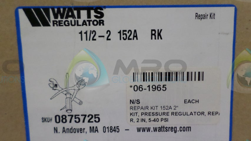 WATTS 0875725 REPAIR KIT *NEW IN BOX*