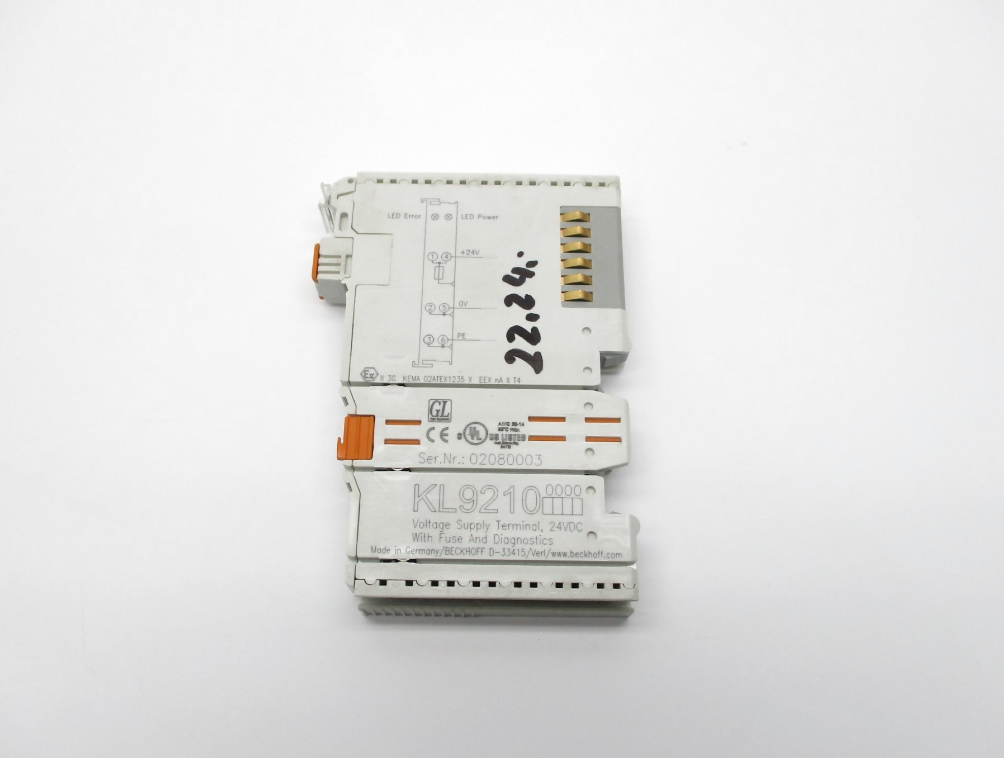 BECKHOFF KL9210 NSNP