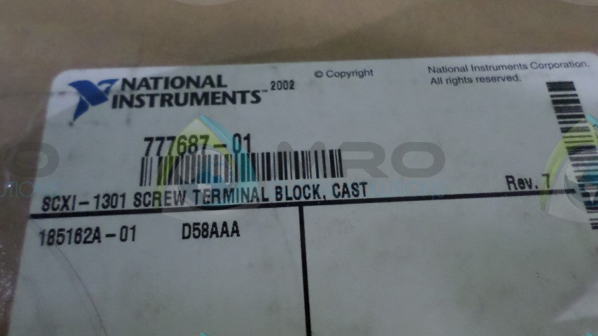 NATIONAL INSTRUMENTS SCXI-1301 SCREW TERM. BLOCK *NEW IN BOX*