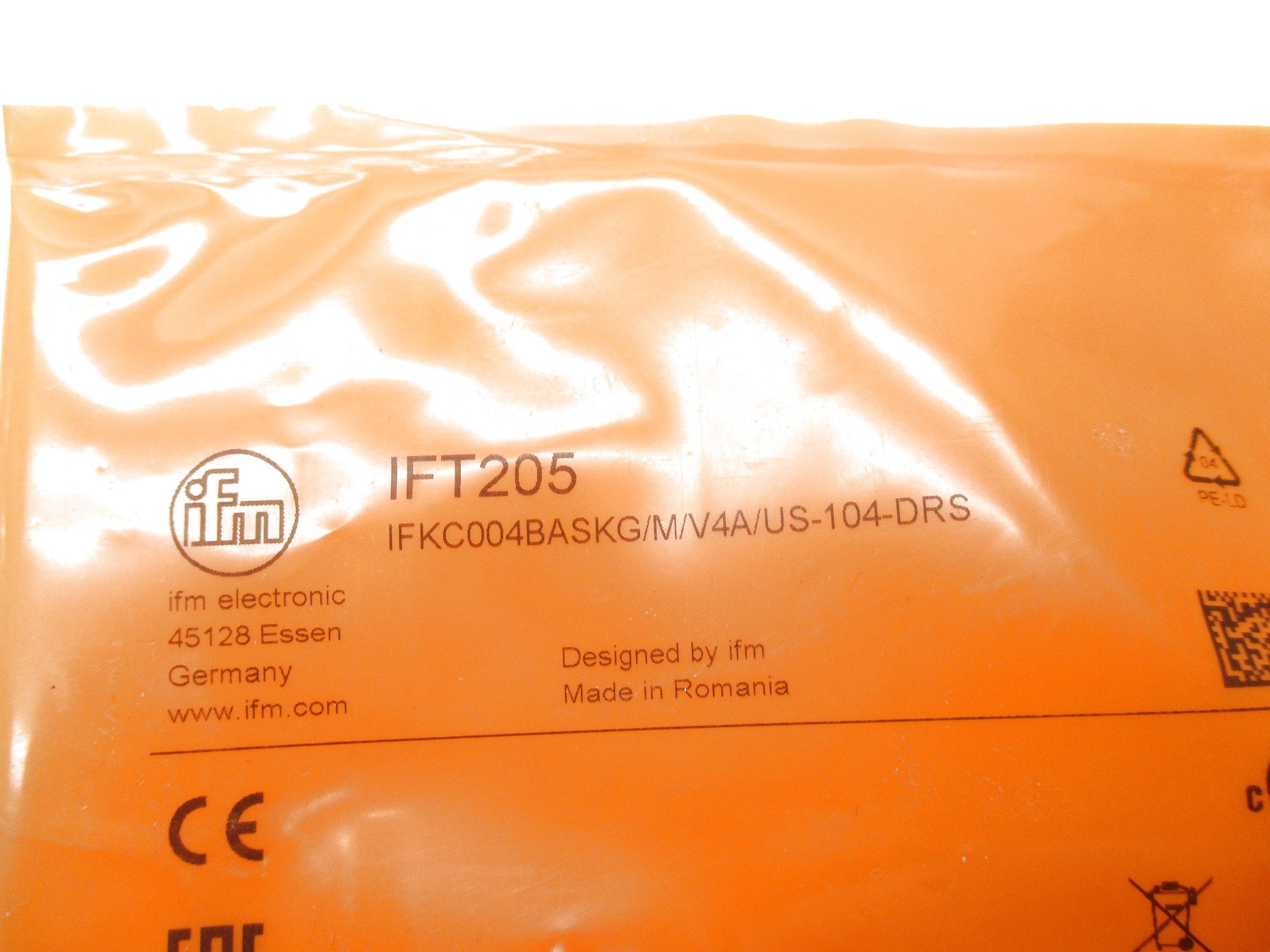 IFM EFECTOR IFKC004BASKG/M/V4A/US-104-DRS IFT205 NSMP