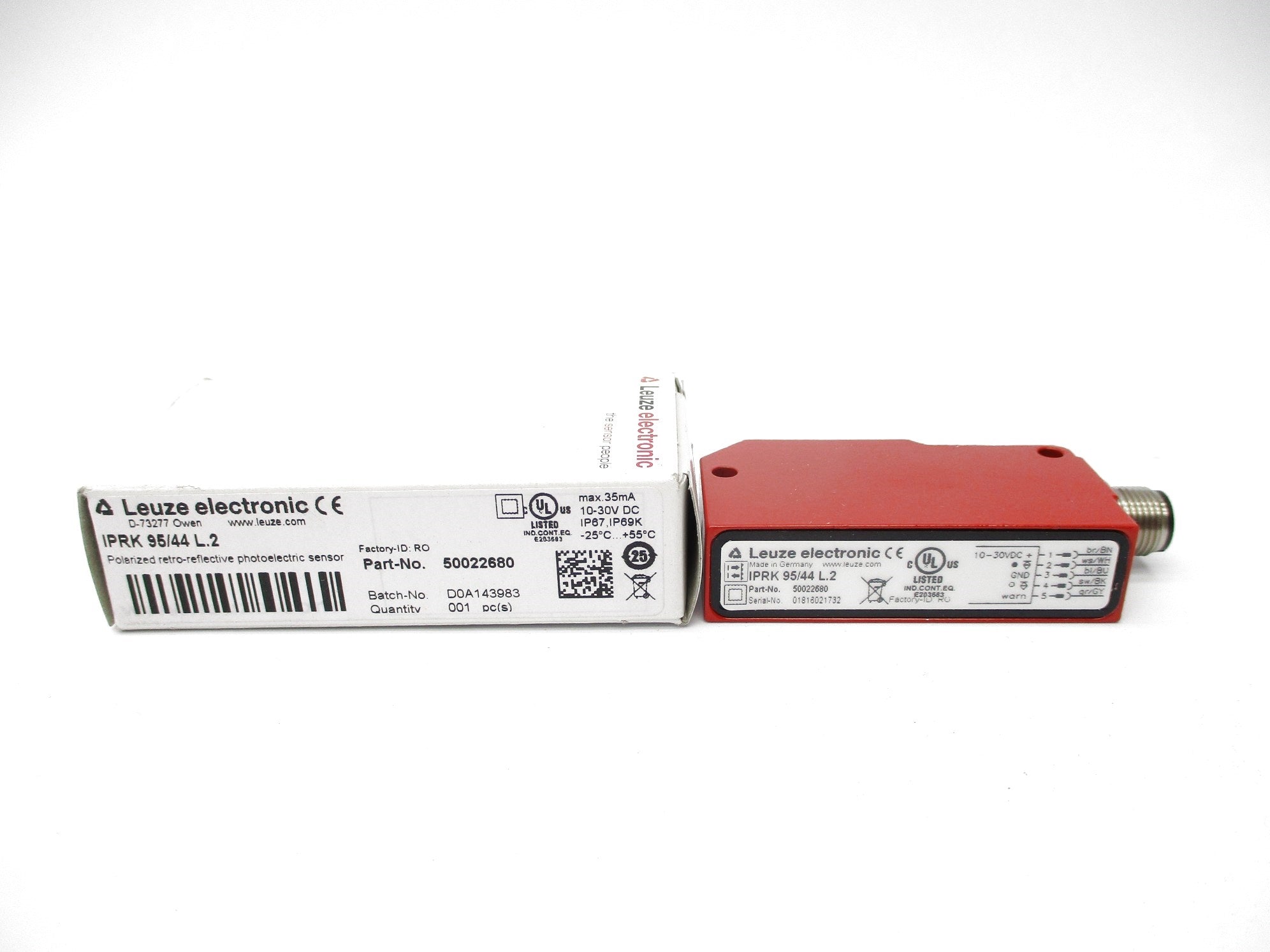 LEUZE ELECTRONIC IPRK95/44L.2 50022680 NSMP