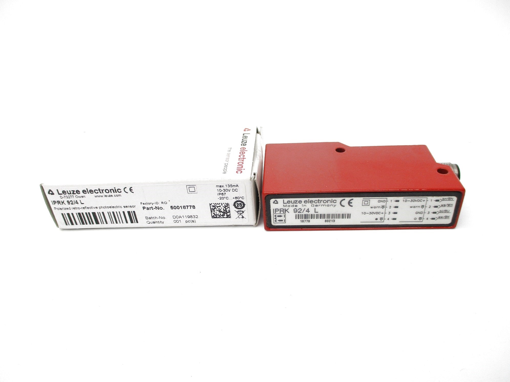 LEUZE ELECTRONIC IPRK92/4L 50018778 NSMP