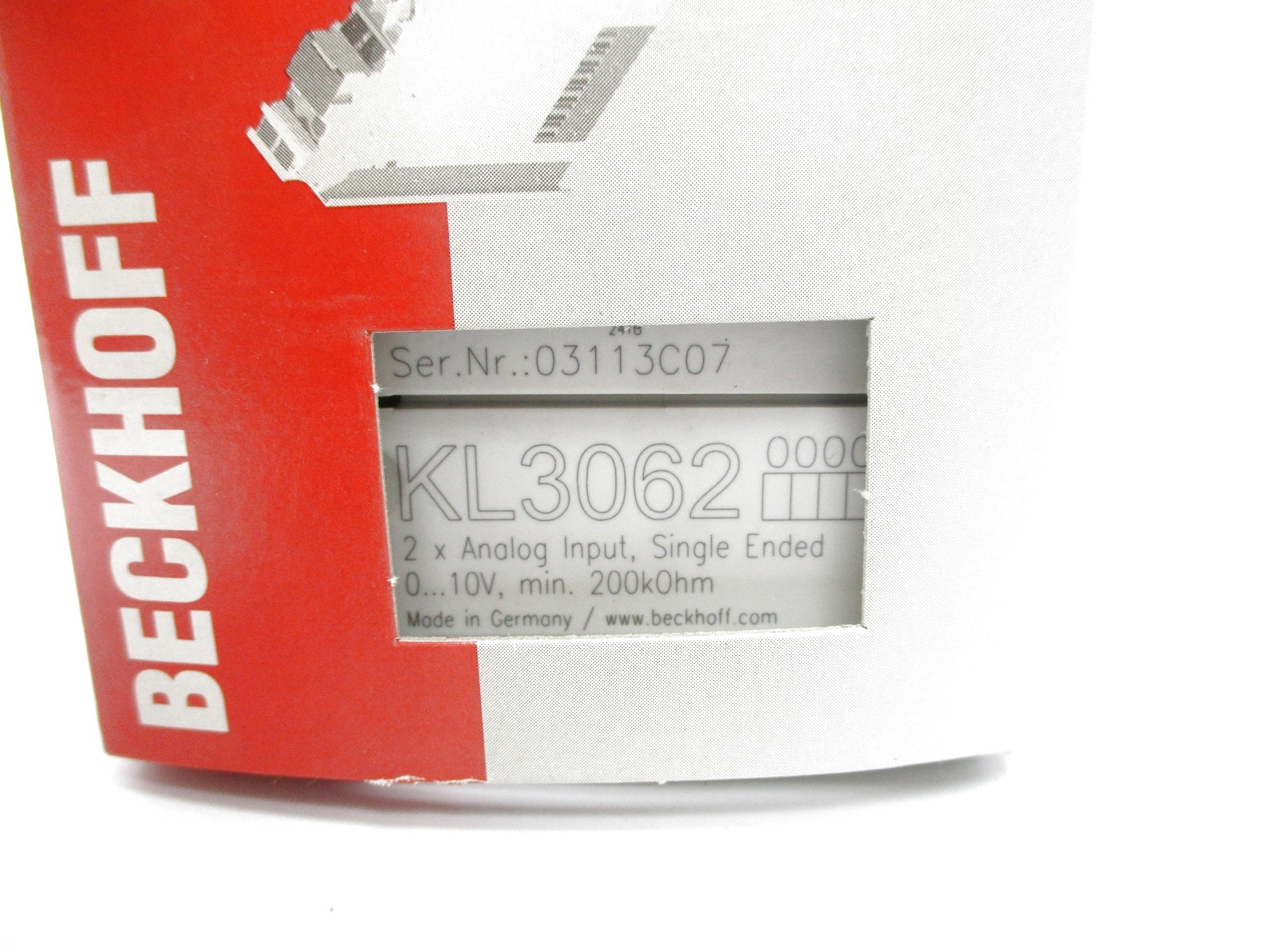BECKHOFF KL3062 NSMP