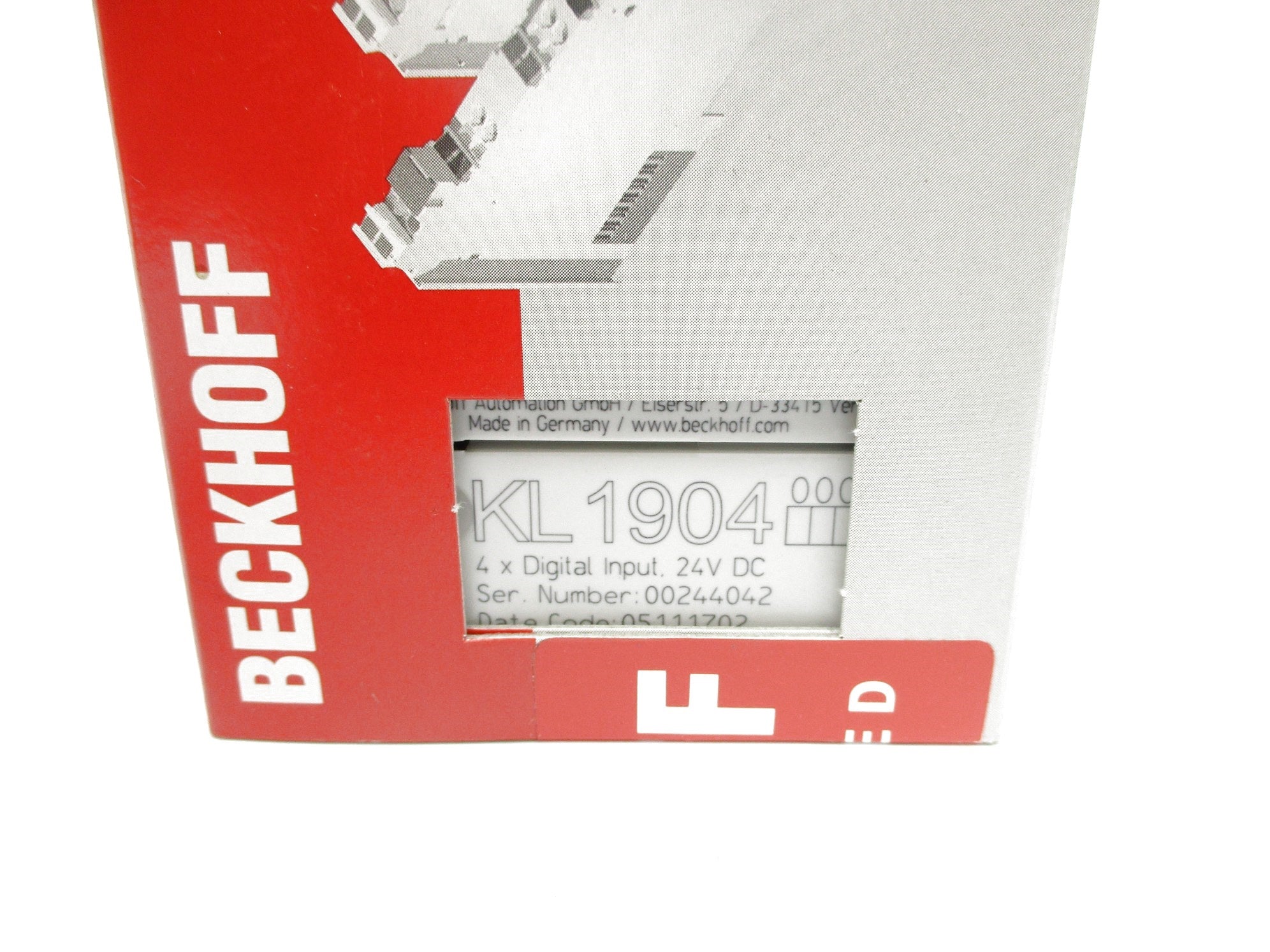 BECKHOFF KL1904 NSMP