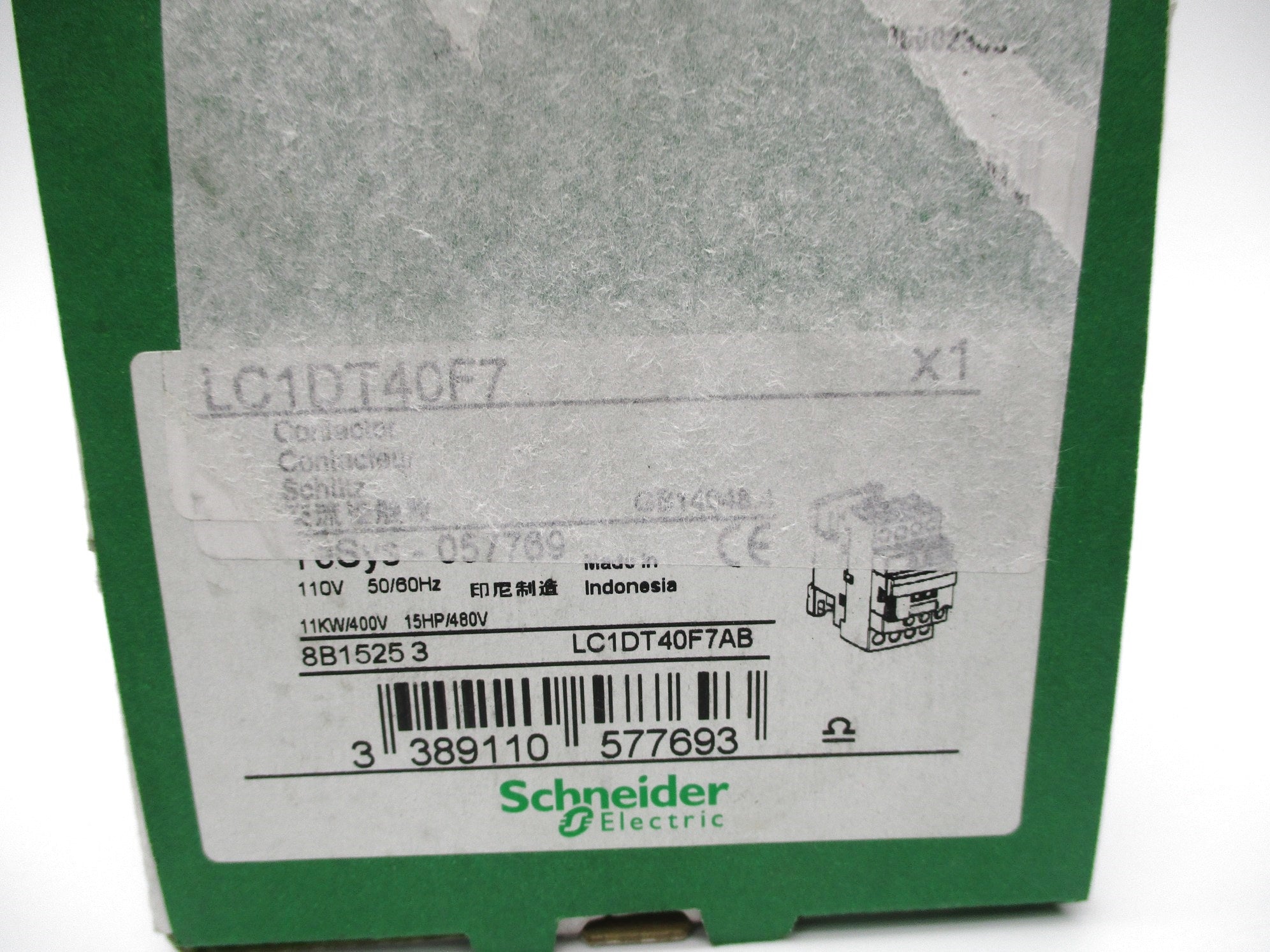 SCHNEIDER ELECTRIC LC1DT40F7 110V NSMP