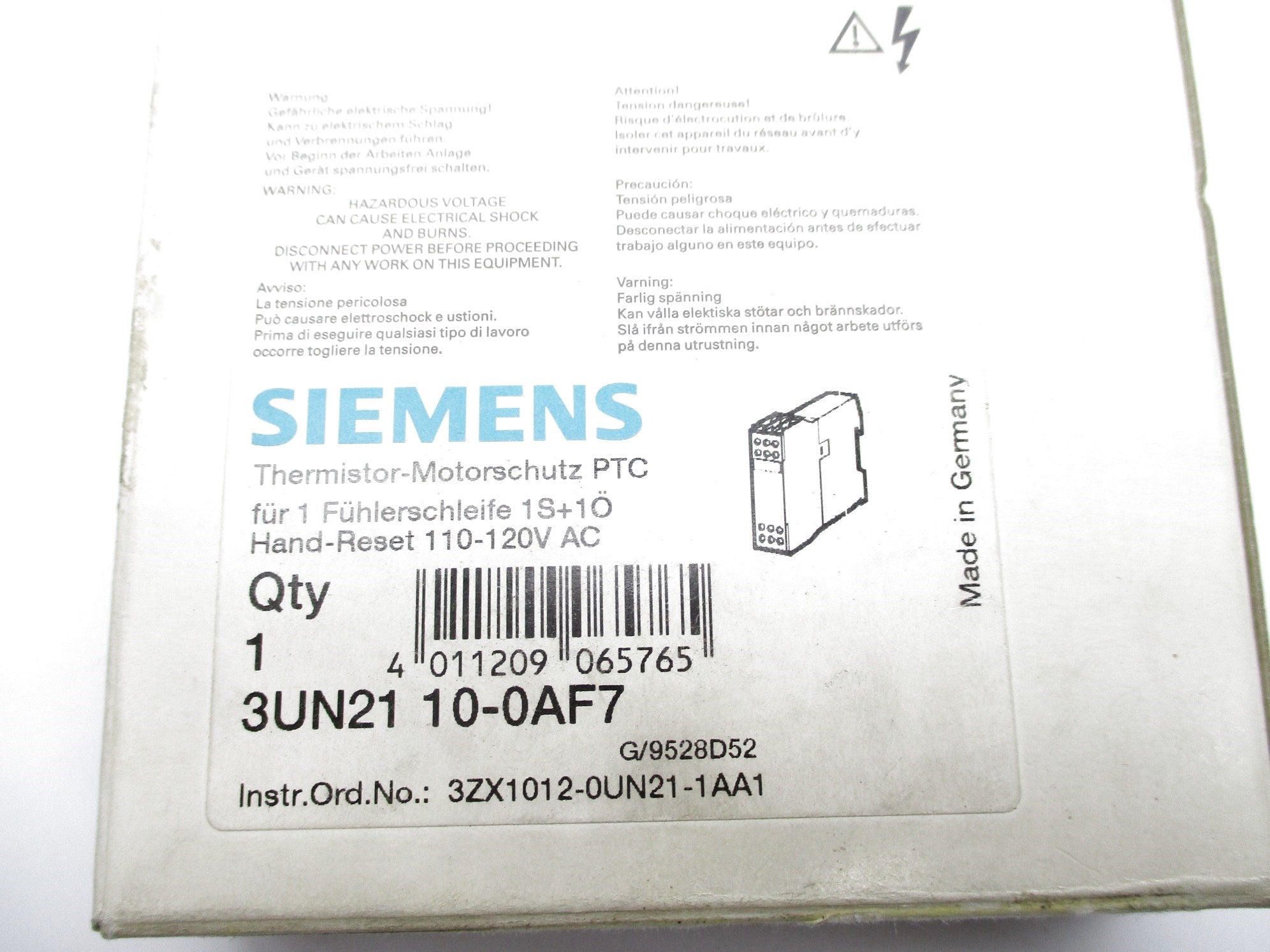 SIEMENS 3UN2110-0AF7 NSMP