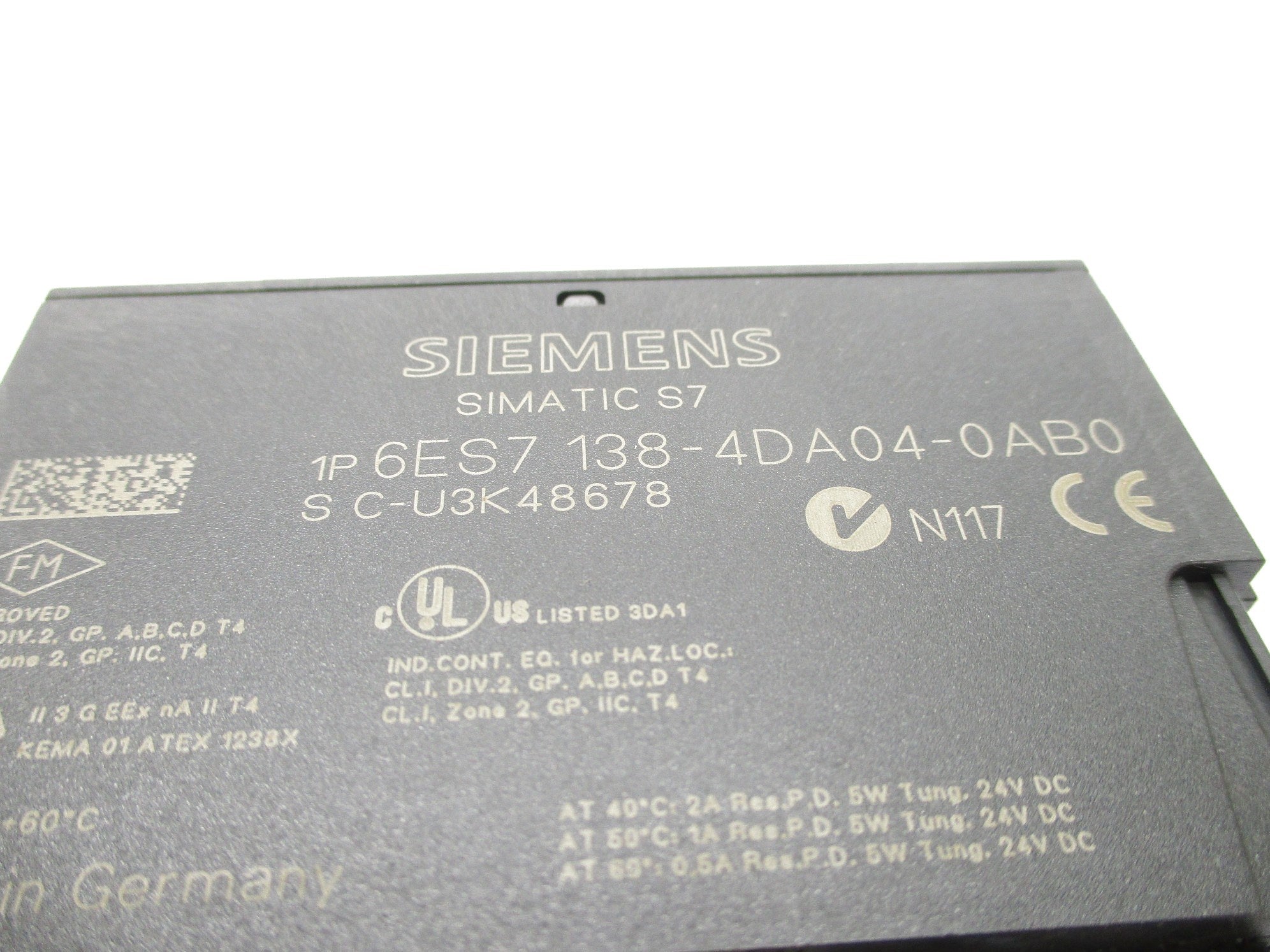 SIEMENS 6ES7138-4DA04-0AB0 UNMP