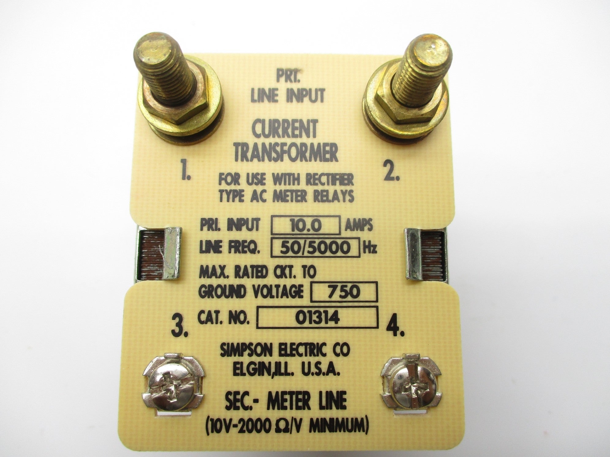 SIMPSON ELECTRIC 01314 NSNP
