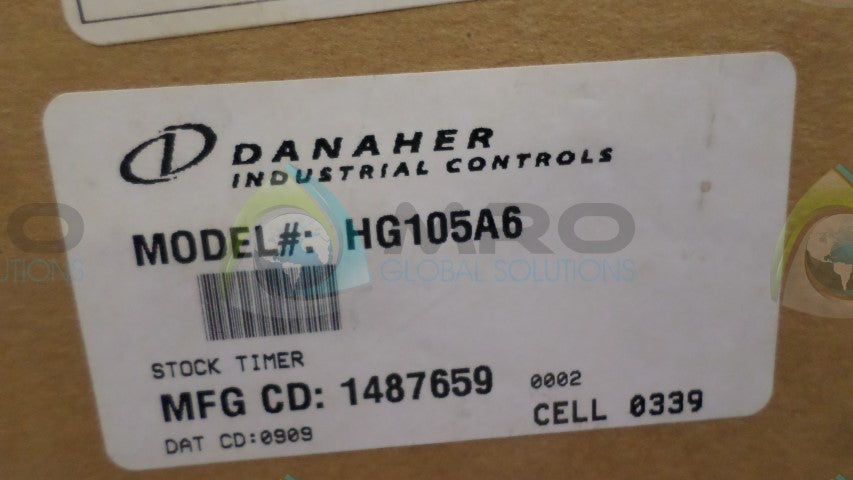 DANAHER CONTROLS HG105A6 STOCK TIMER *NEW IN BOX*