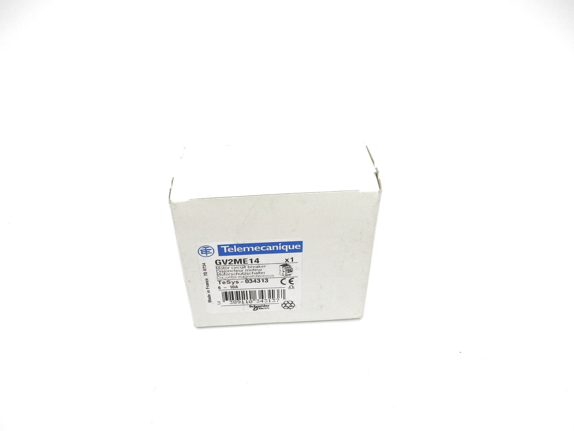 TELEMECANIQUE GV2ME14 6-10A NSFS