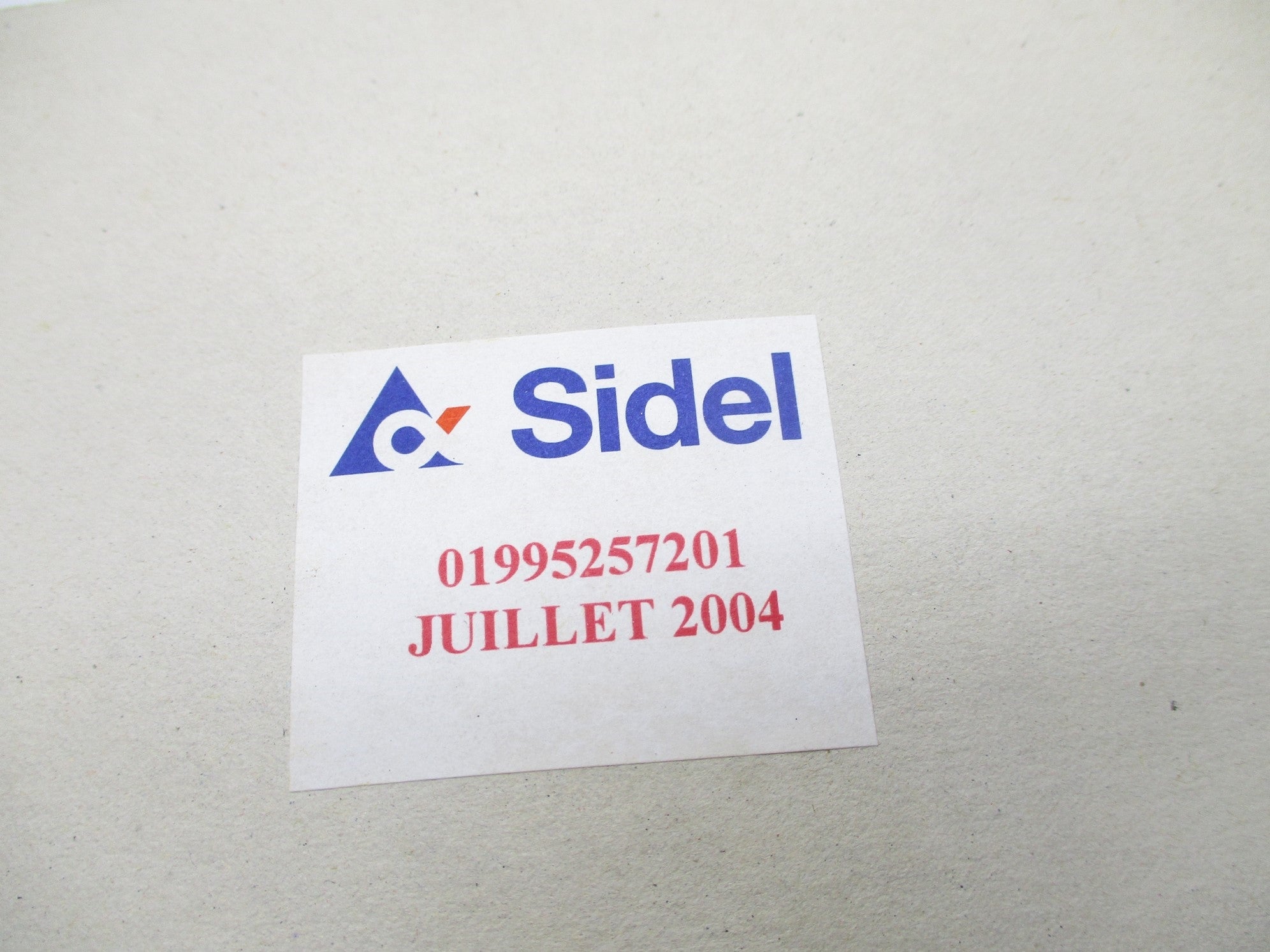 COMPATIBLE WITH SIDEL 01995257201 NSMP