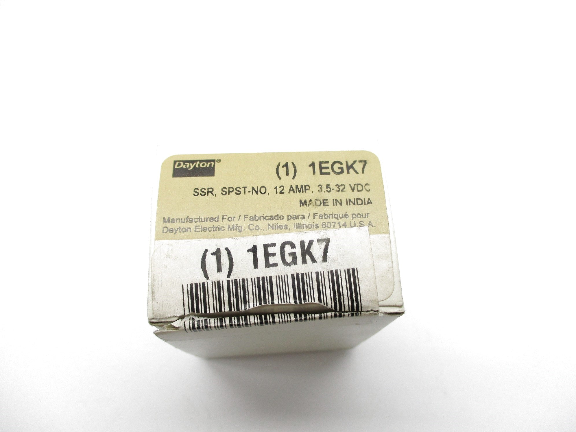 DAYTON 1EGK7 12A 3.5-32VDC NSMP