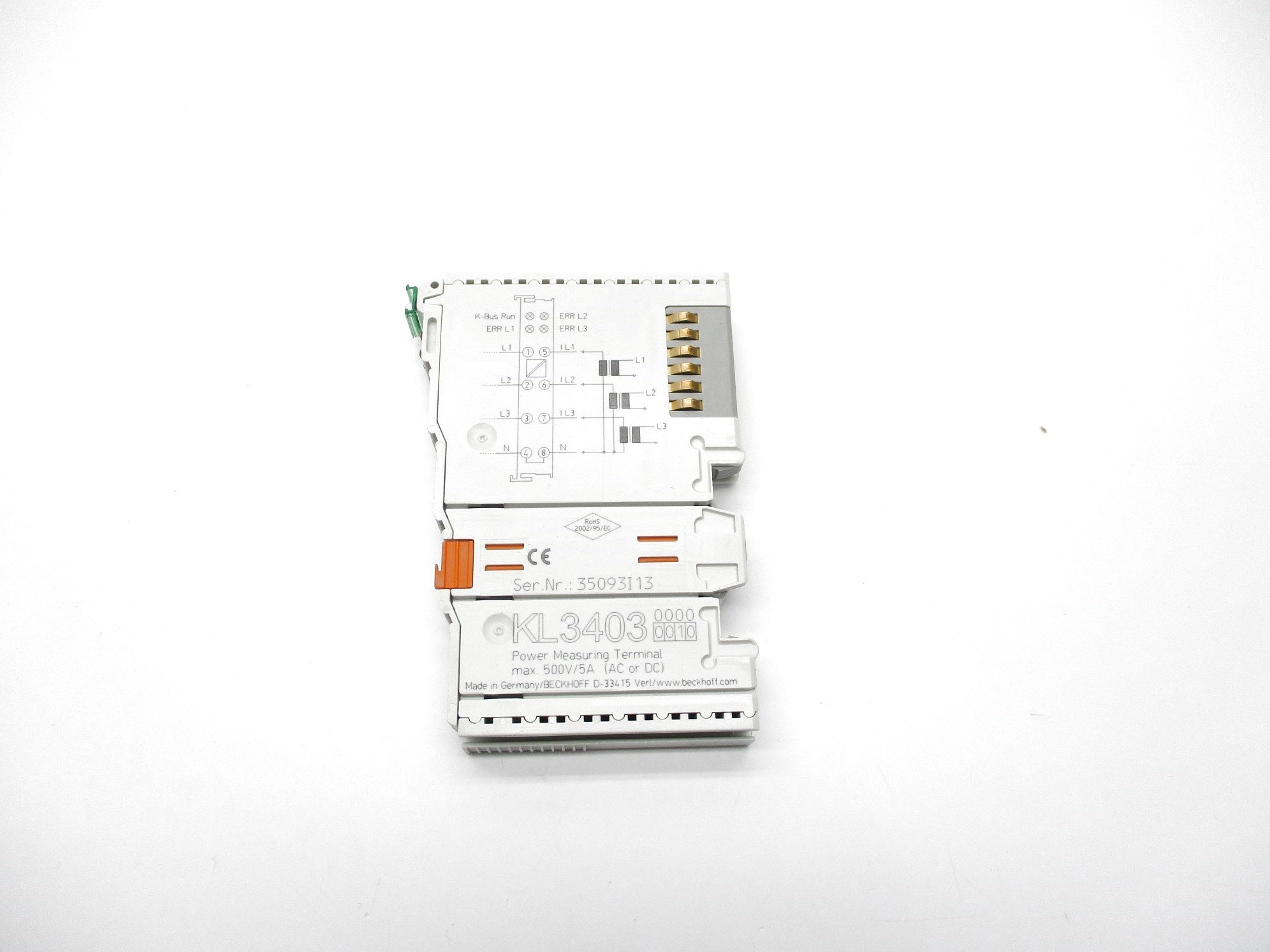 BECKHOFF KL3403 NSNP