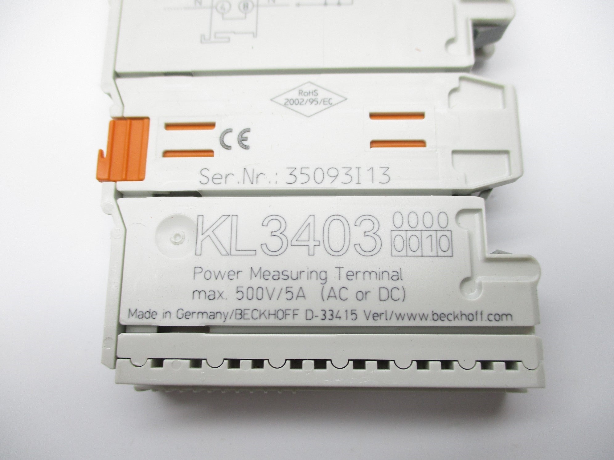 BECKHOFF KL3403 NSNP
