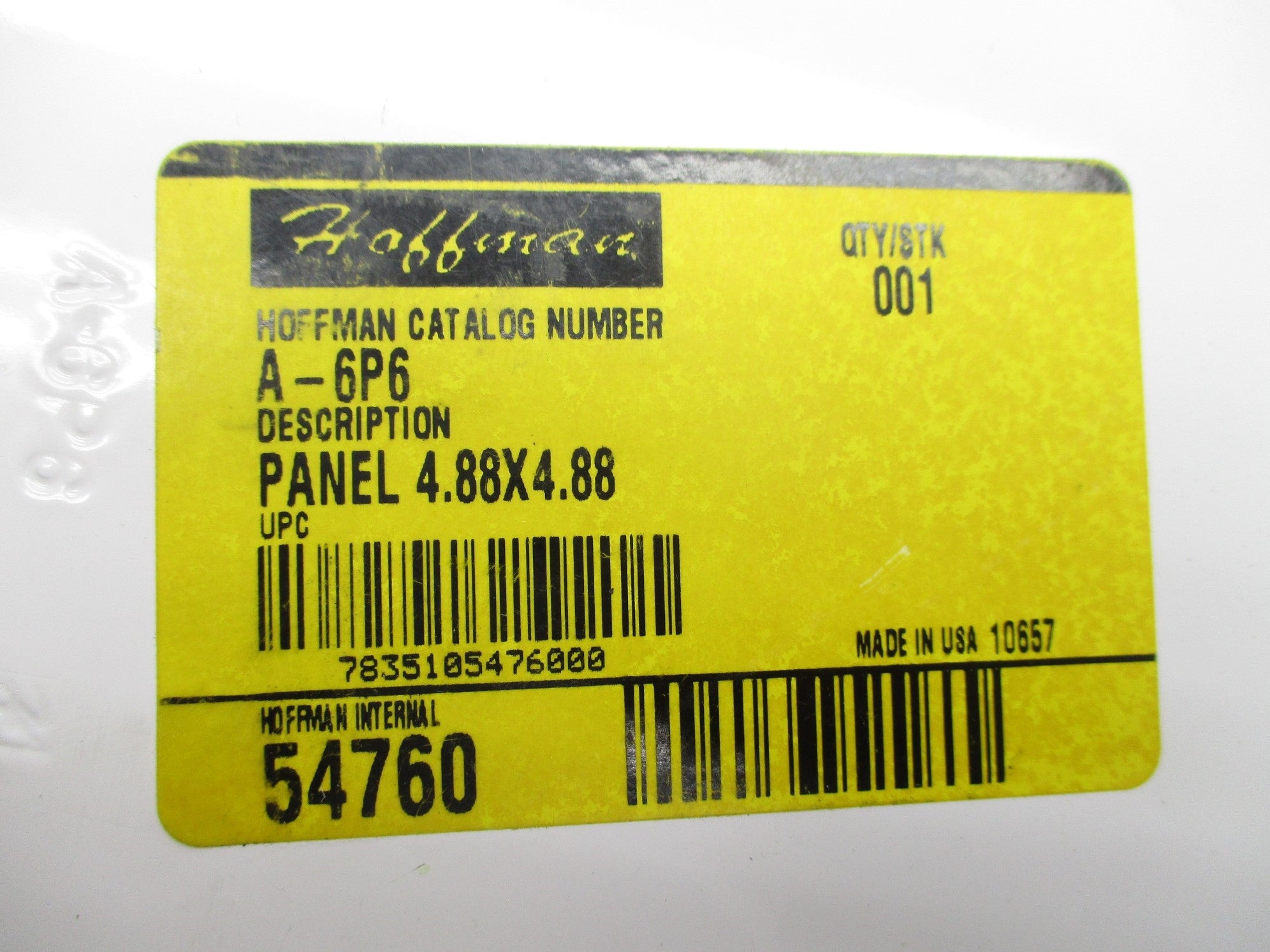 HOFFMAN A-6P6 NSNP