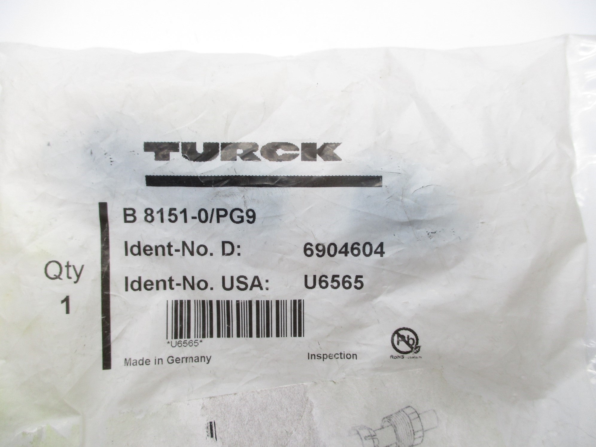 TURCK B8151-0/PG9 NSMP