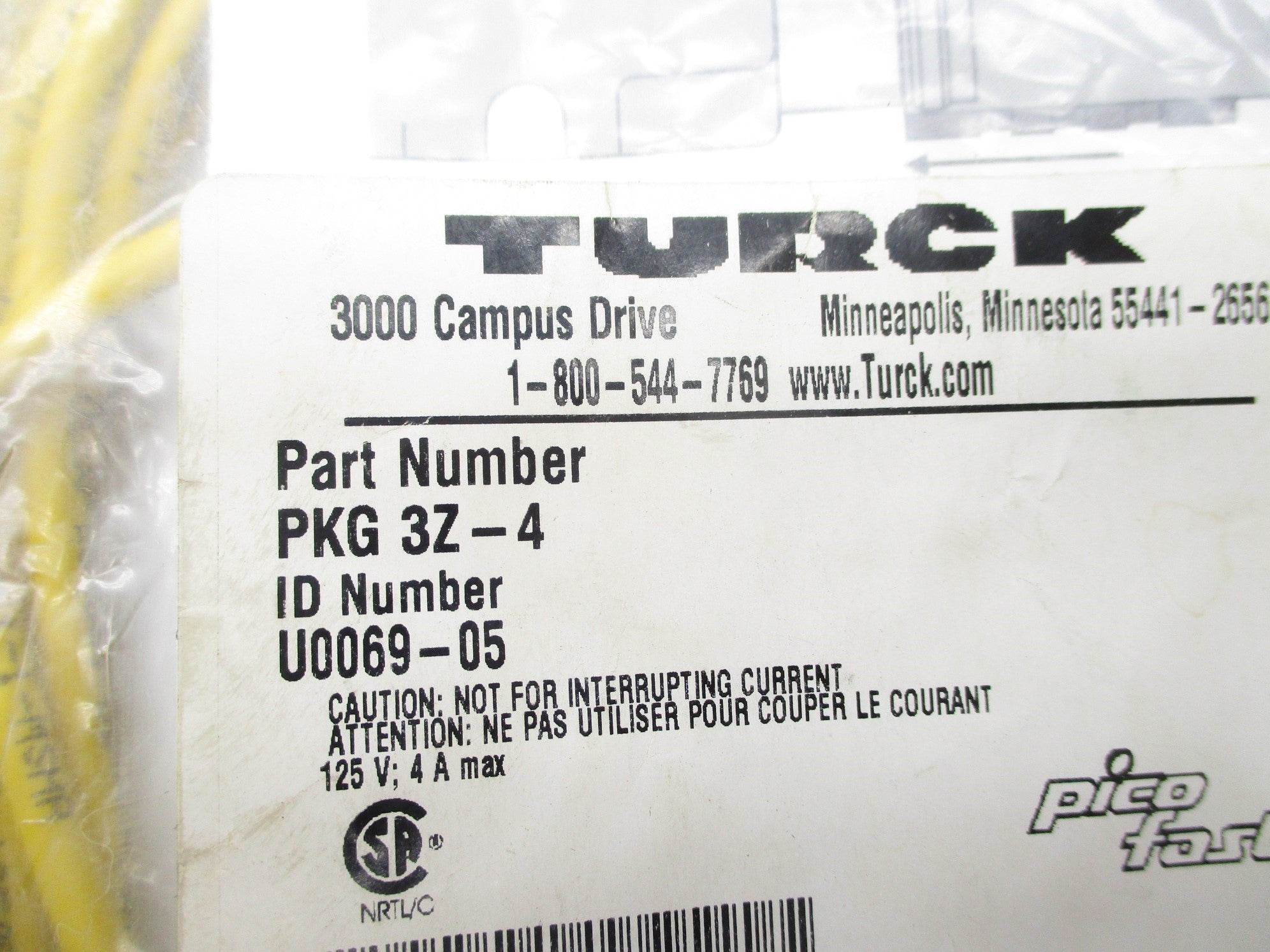 TURCK PKG3Z-4 NSMP