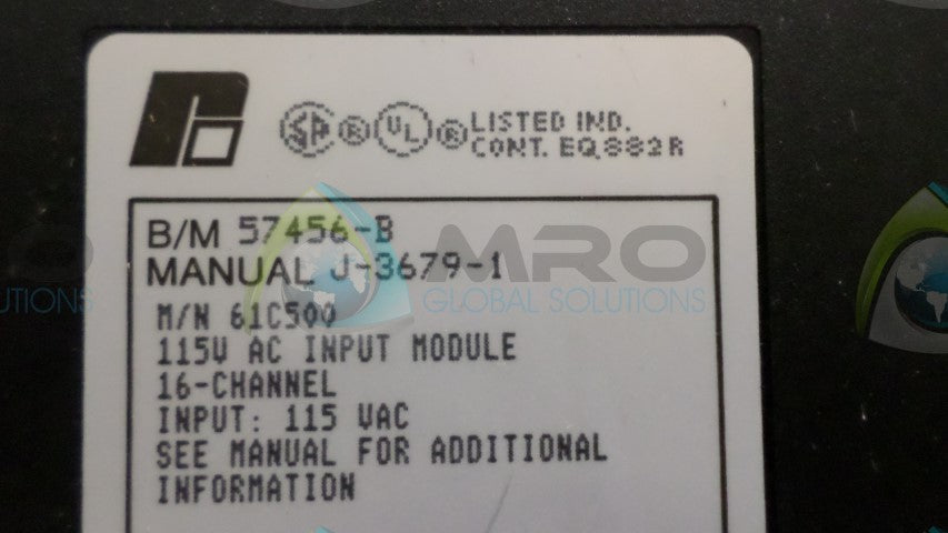 RELIANCE ELECTRIC CO. 57456-B INPUT MODULE *NEW NO BOX*