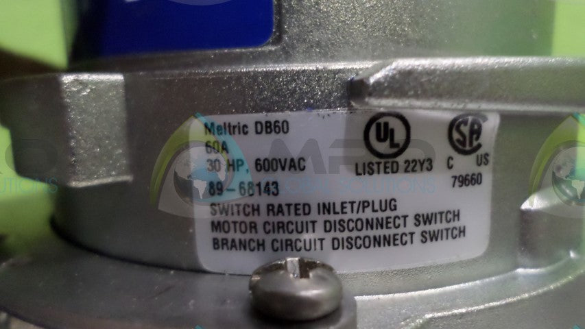 MELTRIC CORP. 89-68143 *NEW NO BOX*