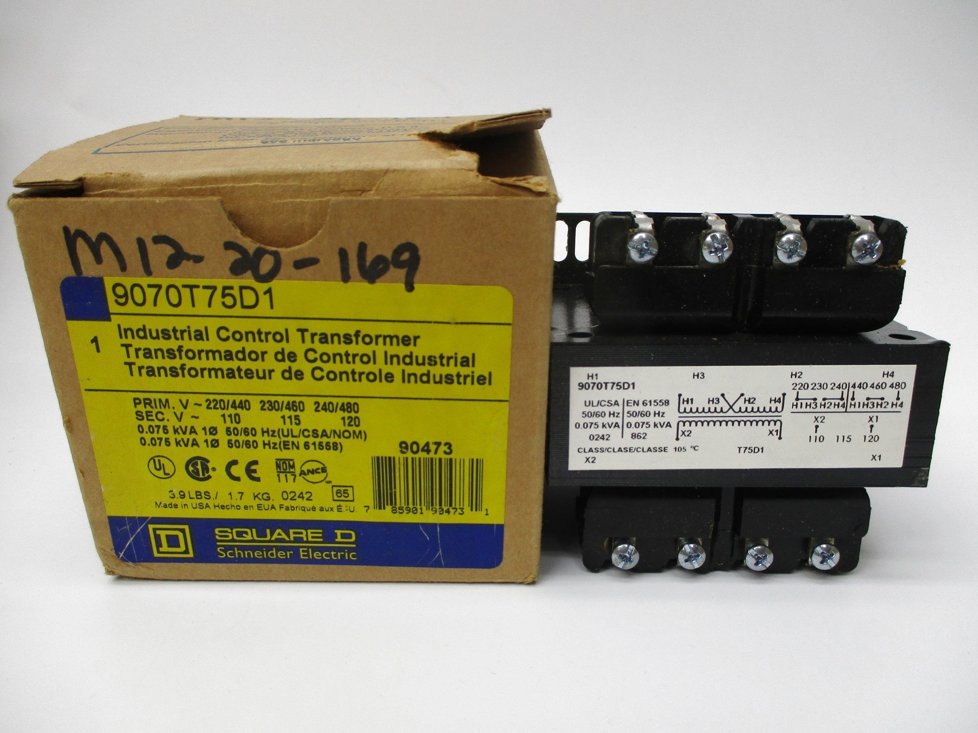 SQUARE D 9070T75D1 NSMP