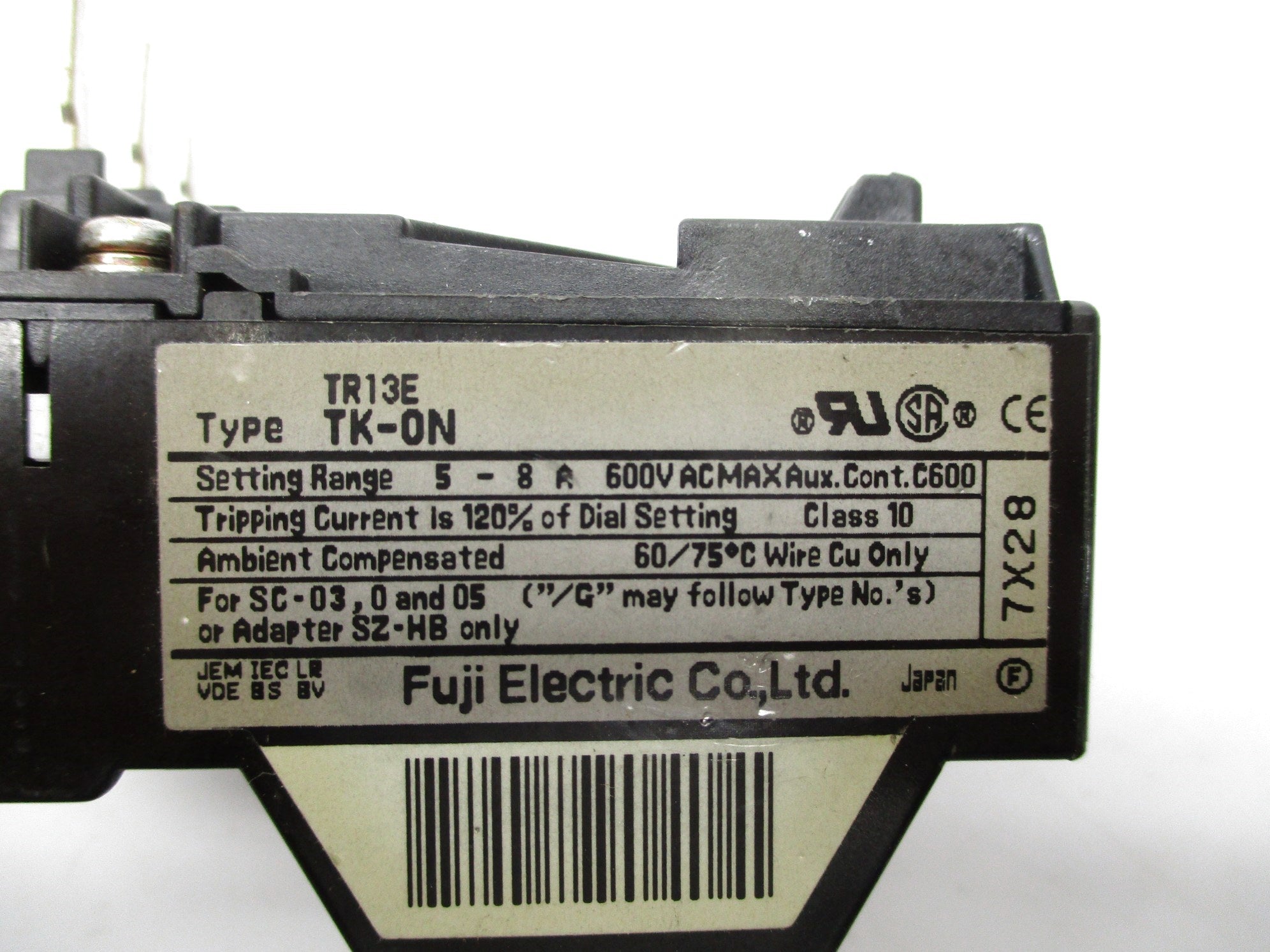 FUJI ELECTRIC TR13E TK-0N 5-8A NSNP