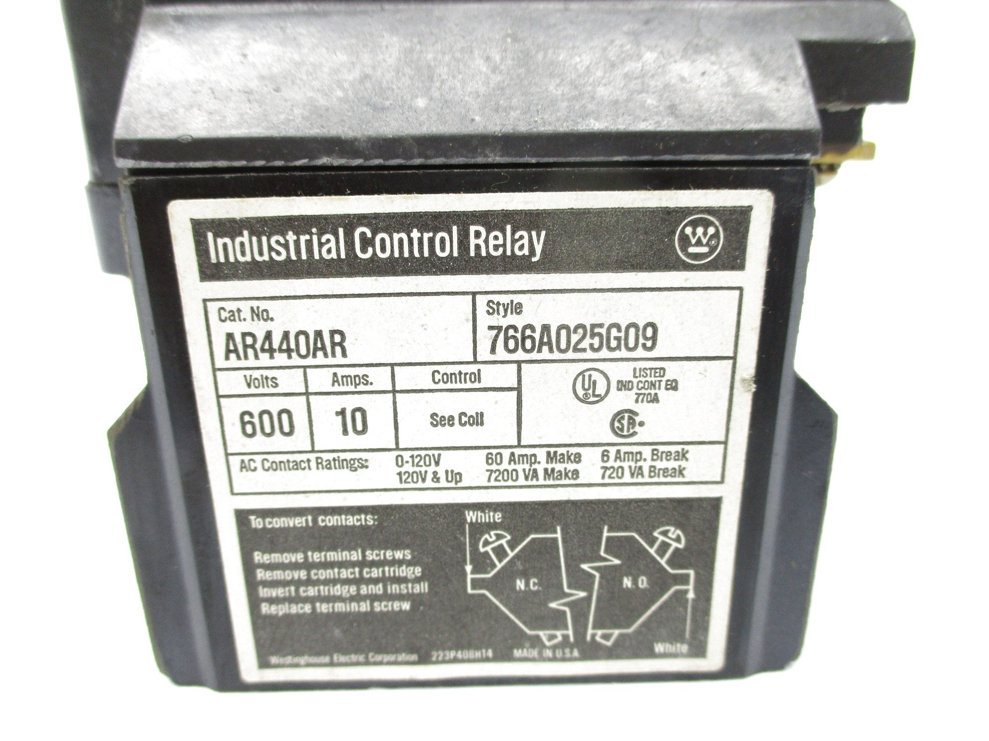 WESTINGHOUSE AR440AR 110/120V 10A UNMP
