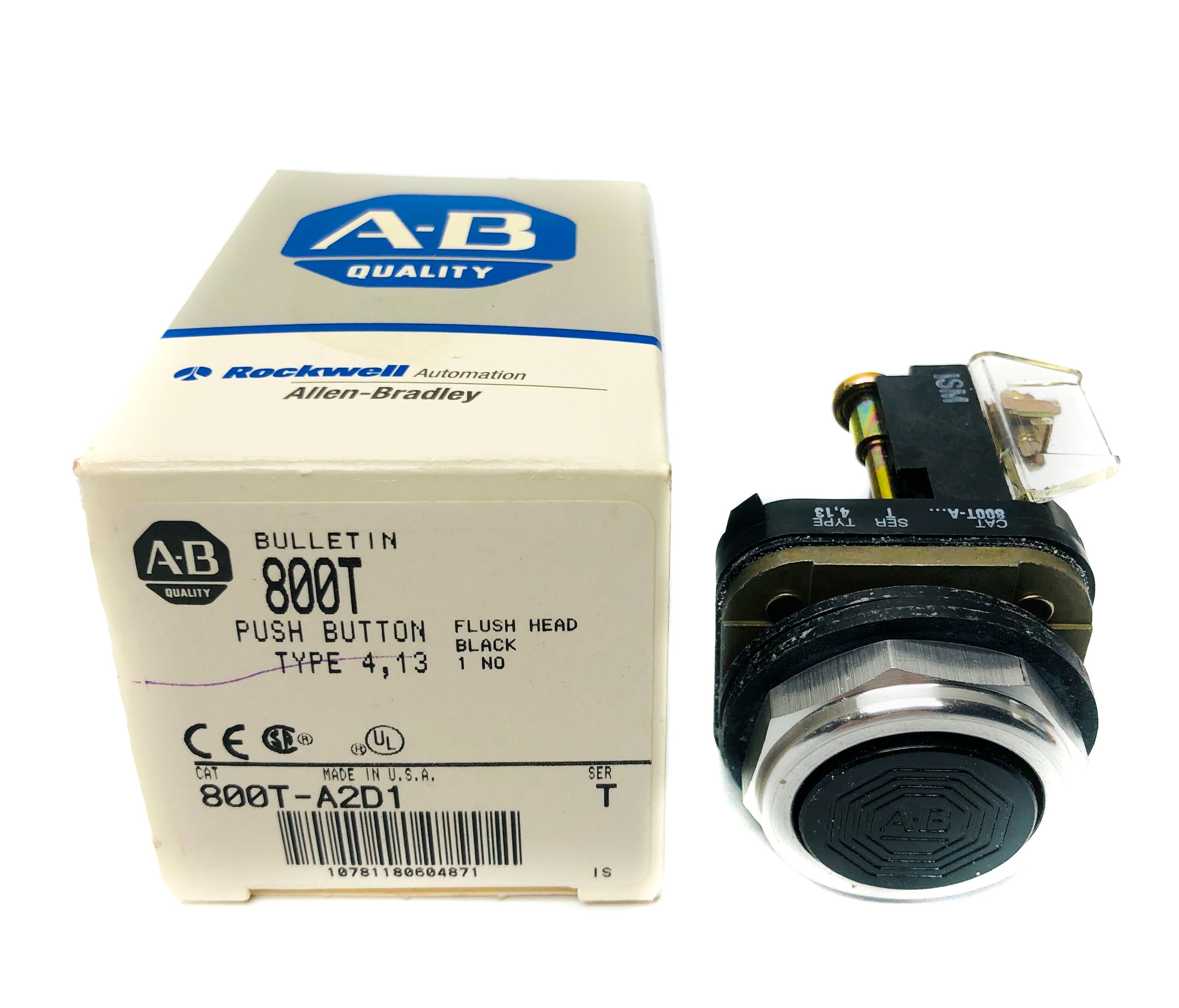ALLEN BRADLEY 800T-A2D1 SER. T (GY/BL) NSMP