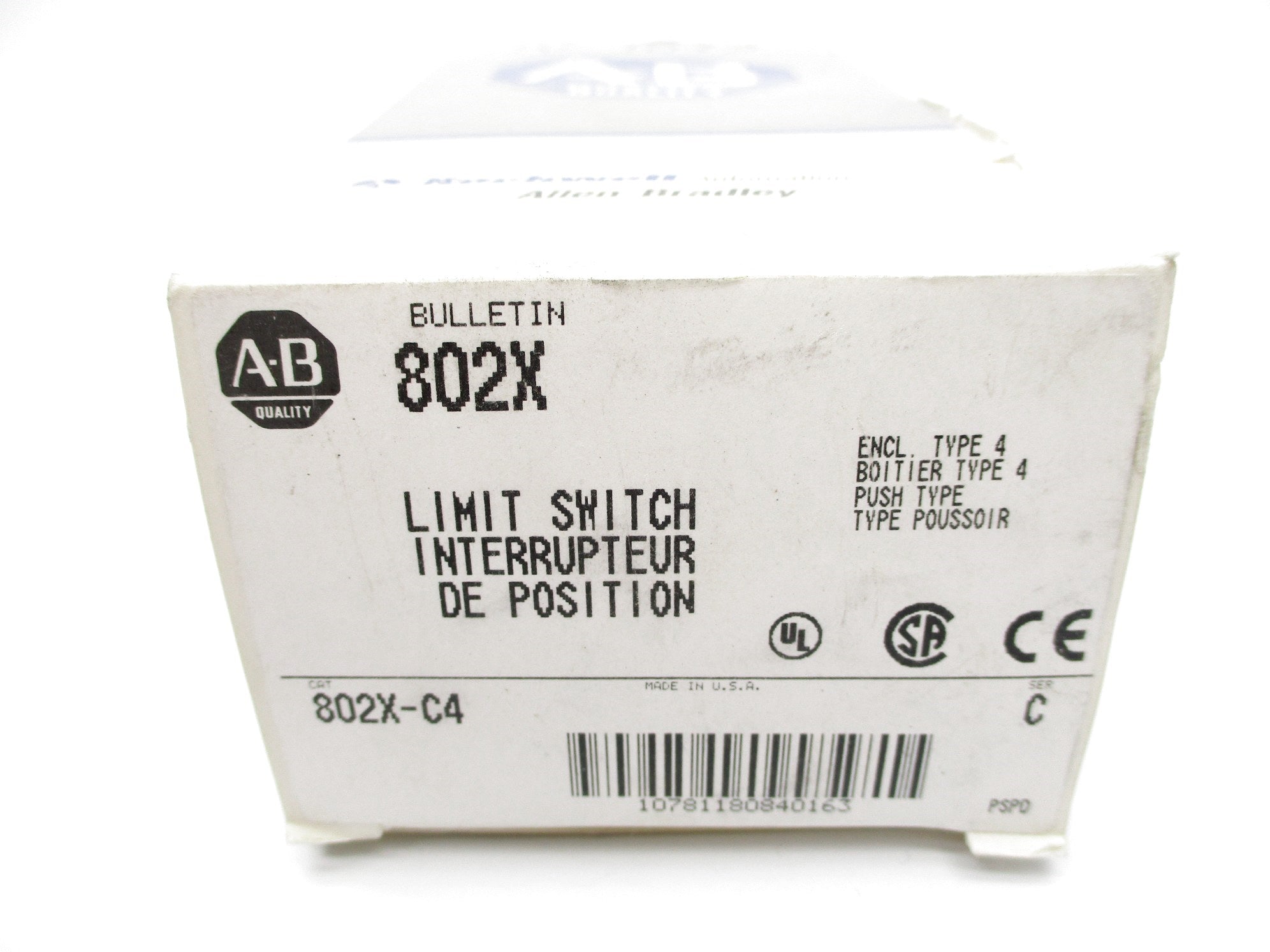 ALLEN BRADLEY 802X-C4 SER. C (GY/BL) NSMP