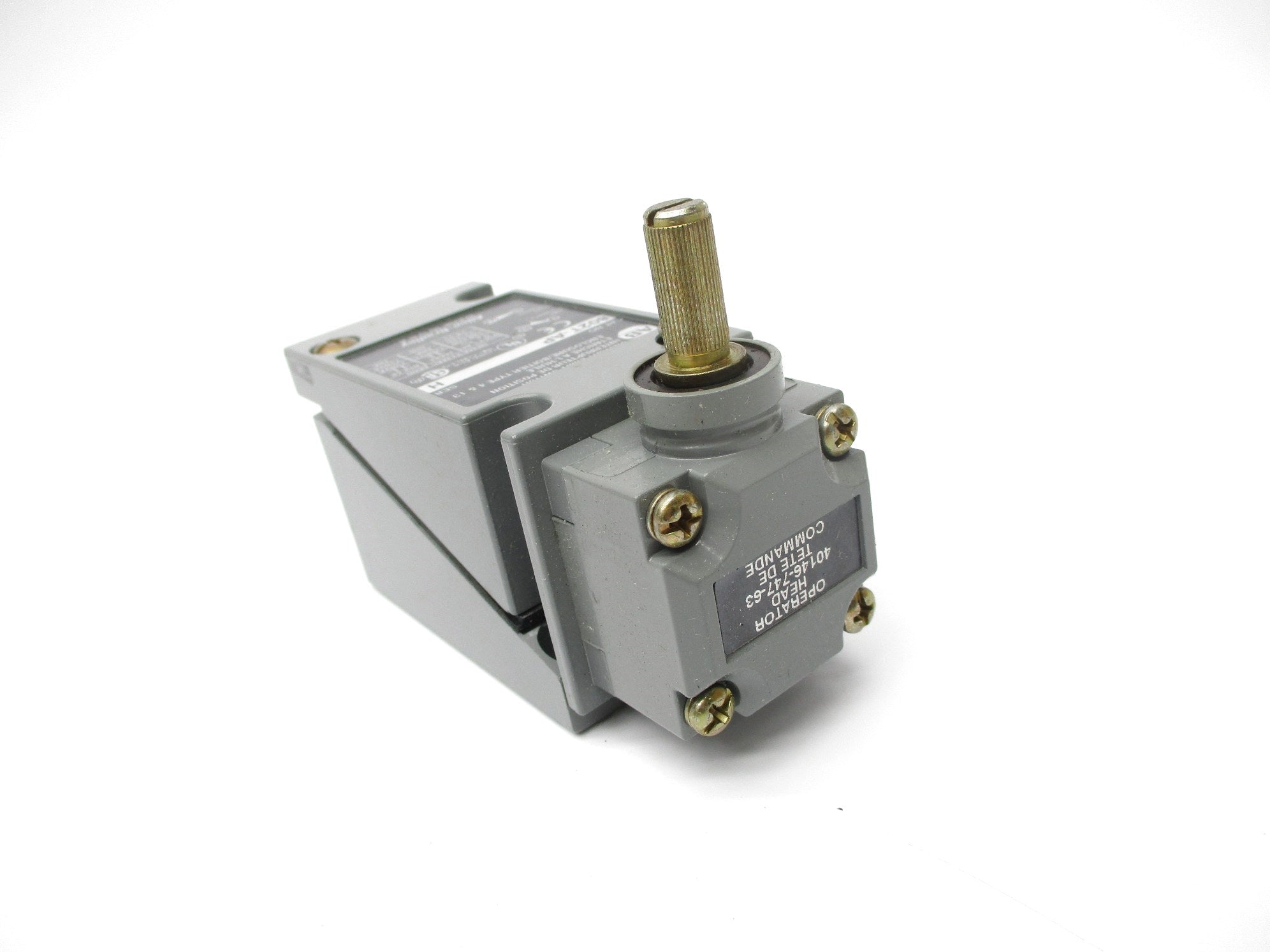 ALLEN BRADLEY 802T-AP SER. H 600VAC 60A (GY/BL) NSMP