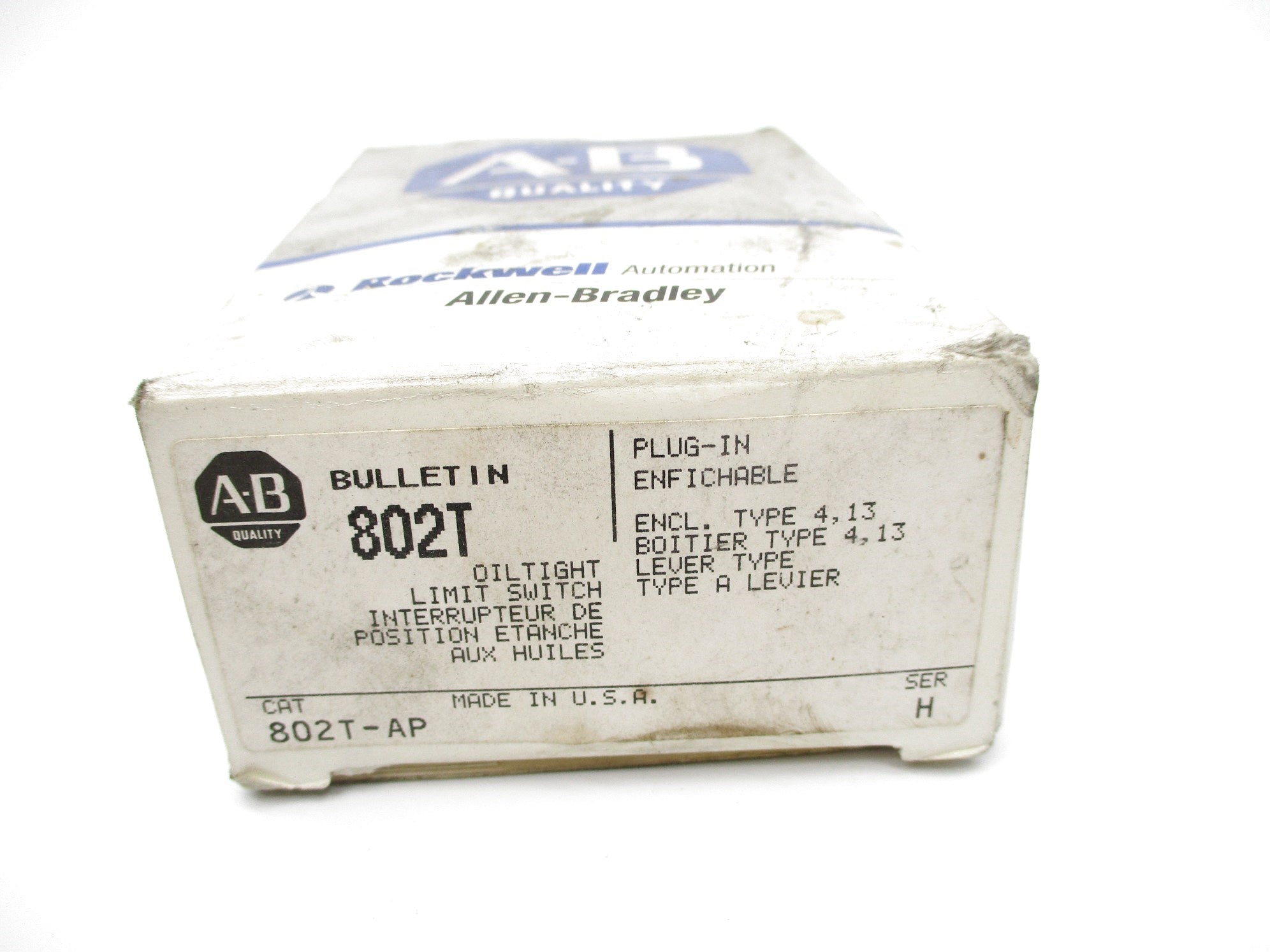 ALLEN BRADLEY 802T-AP SER. H 600VAC 60A (GY/BL) NSMP